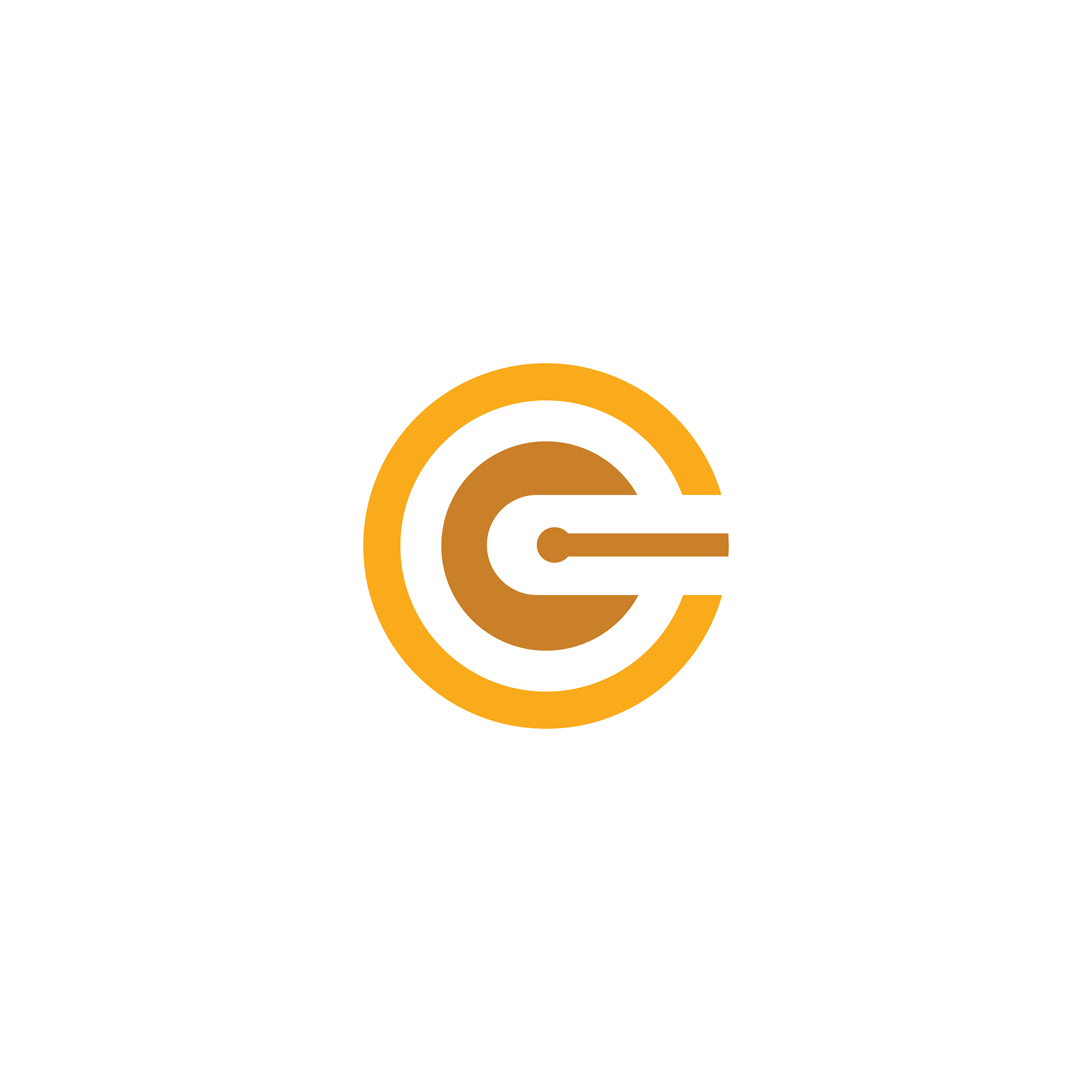 initial letter c logo design template