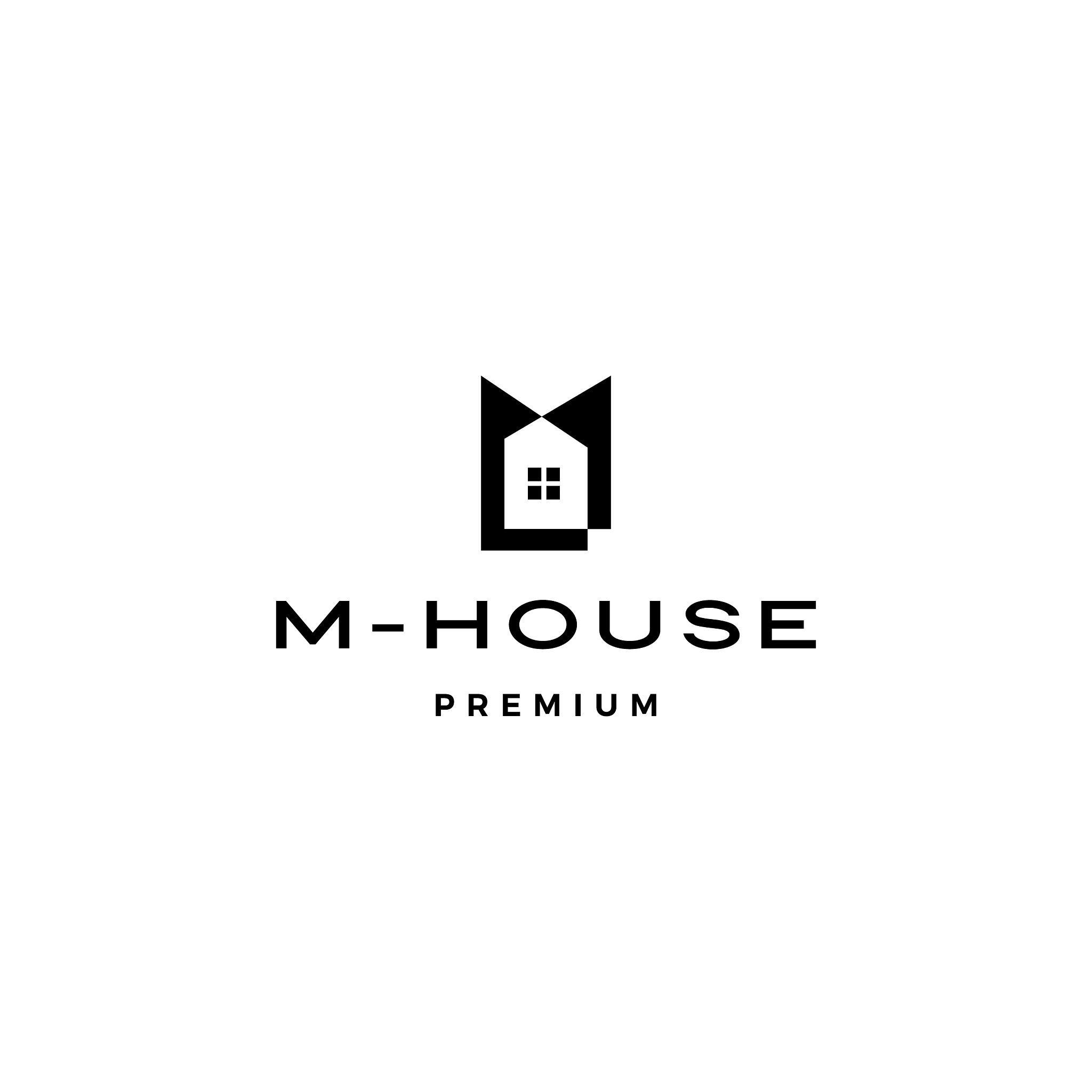 m house logo icon
