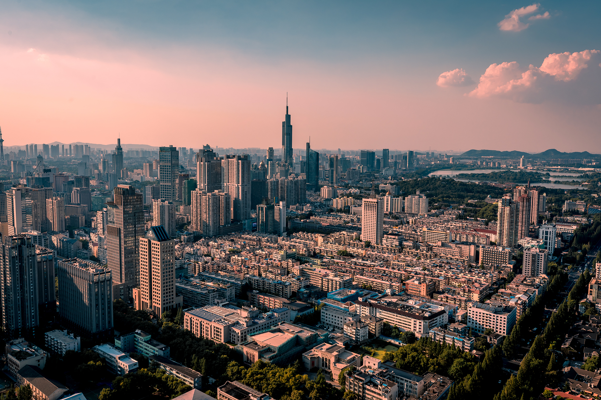 城市天际线 南京鼓楼