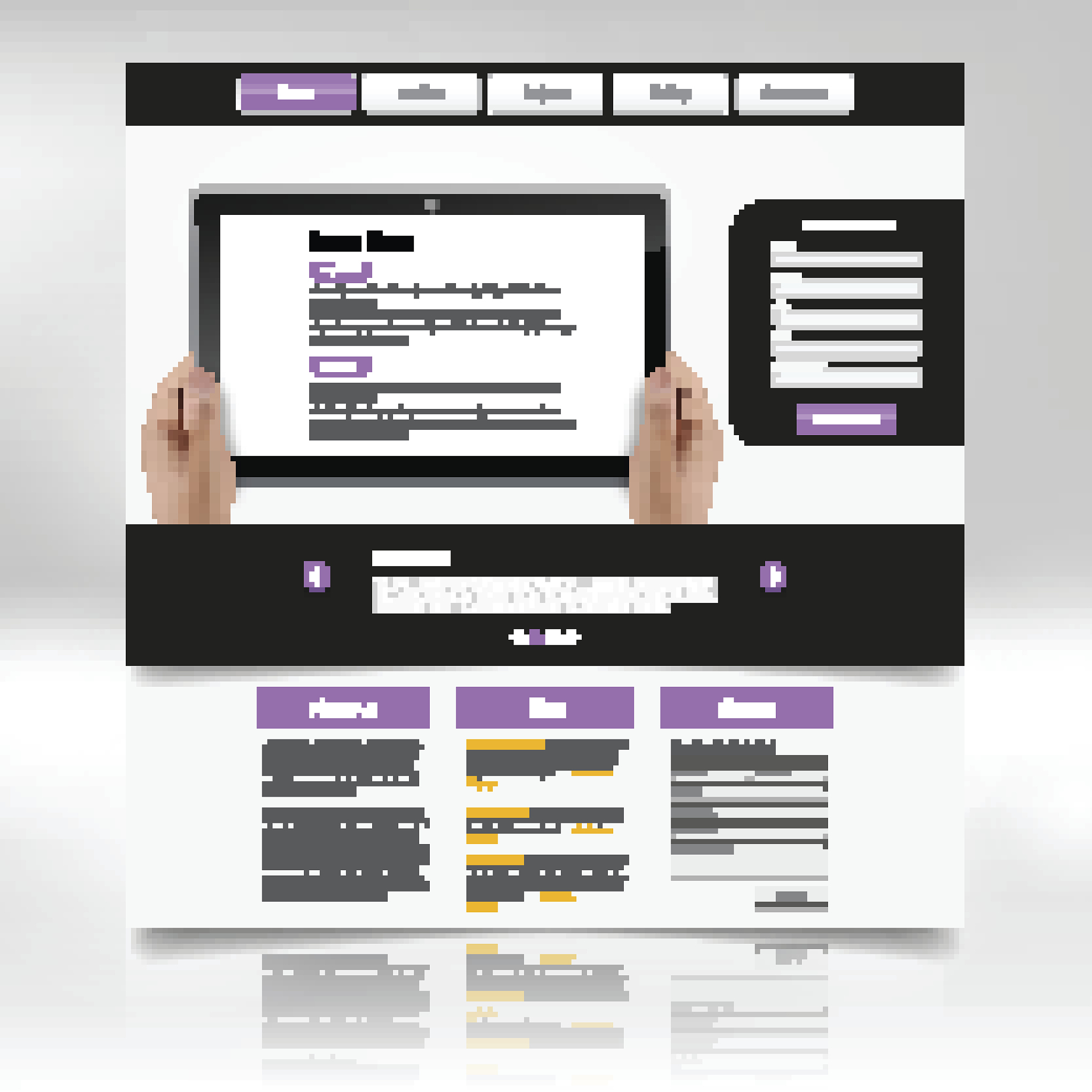 business website template design