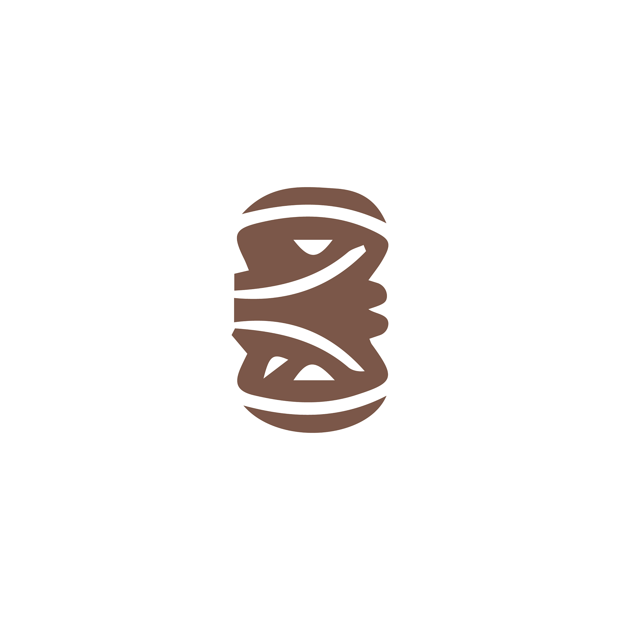 initial letter k logo design template