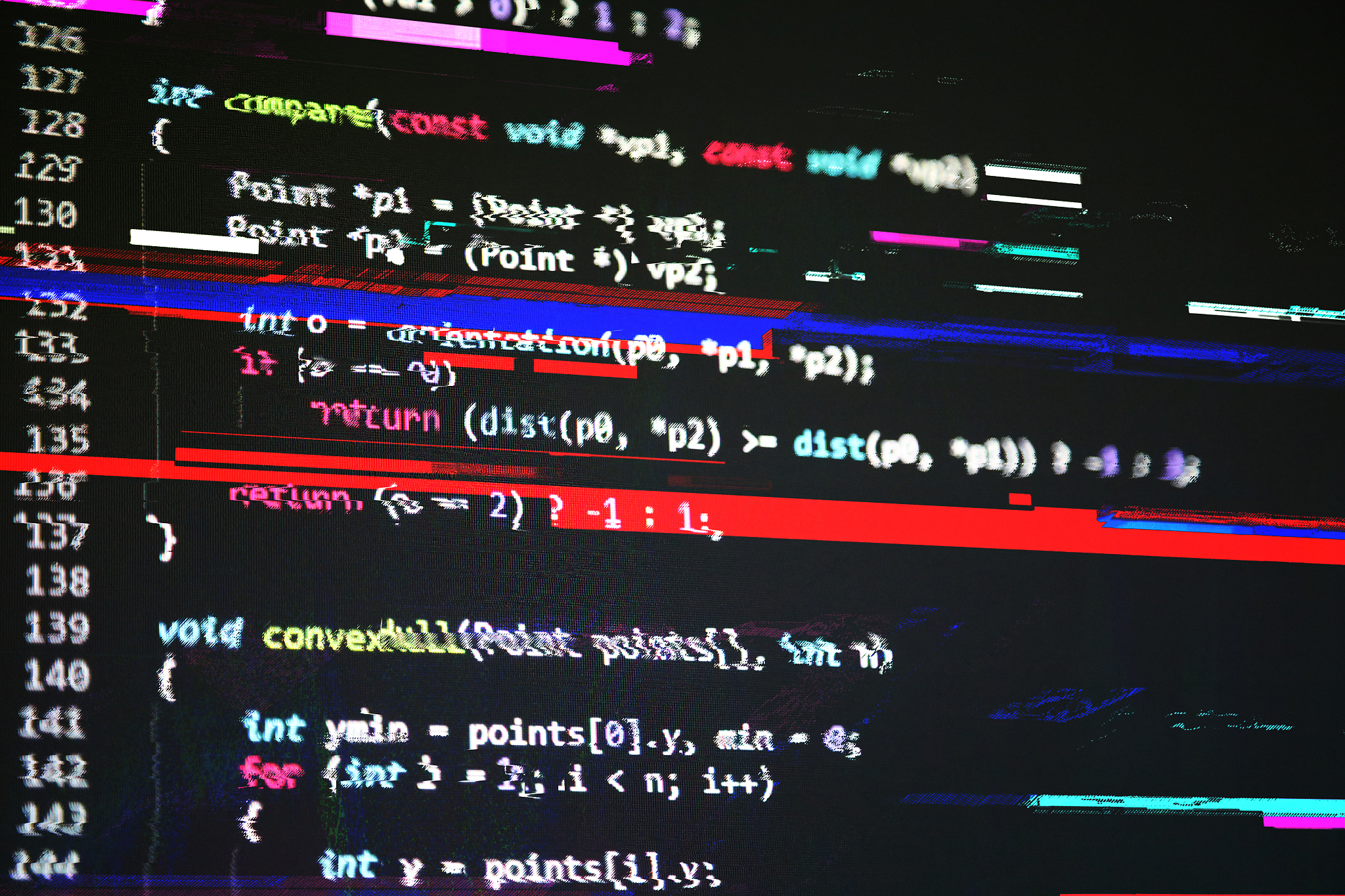 program code glitch