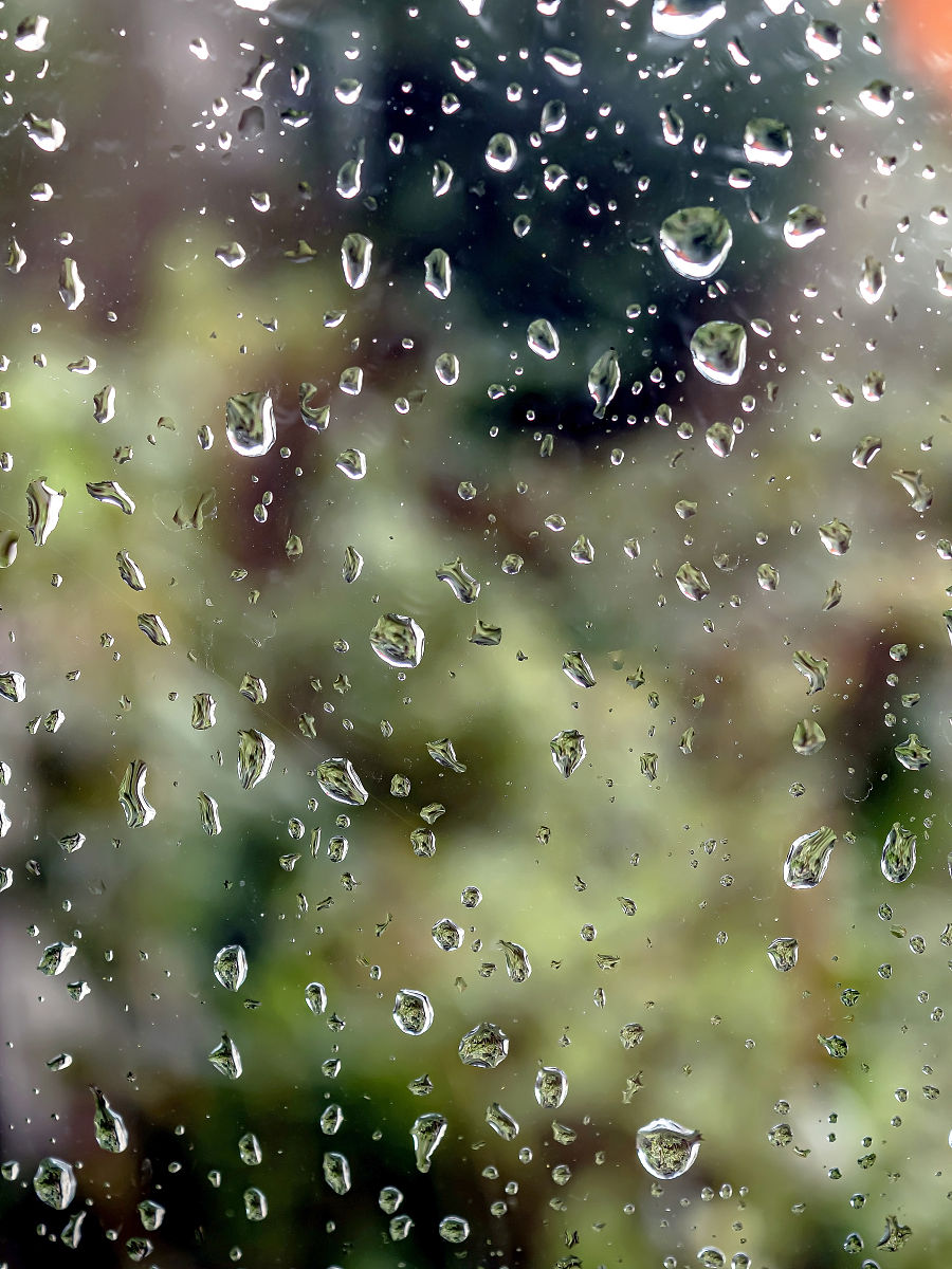 雨点敲窗：描绘雨景的诗意与力量