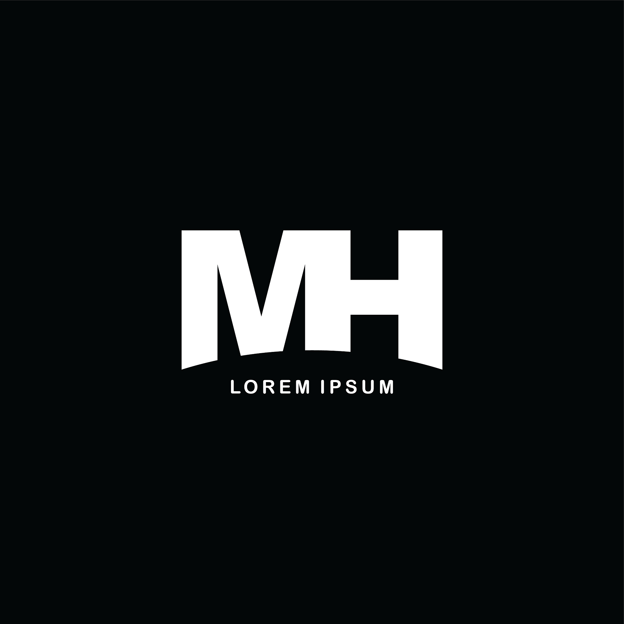 initial letter brand logo template logotype
