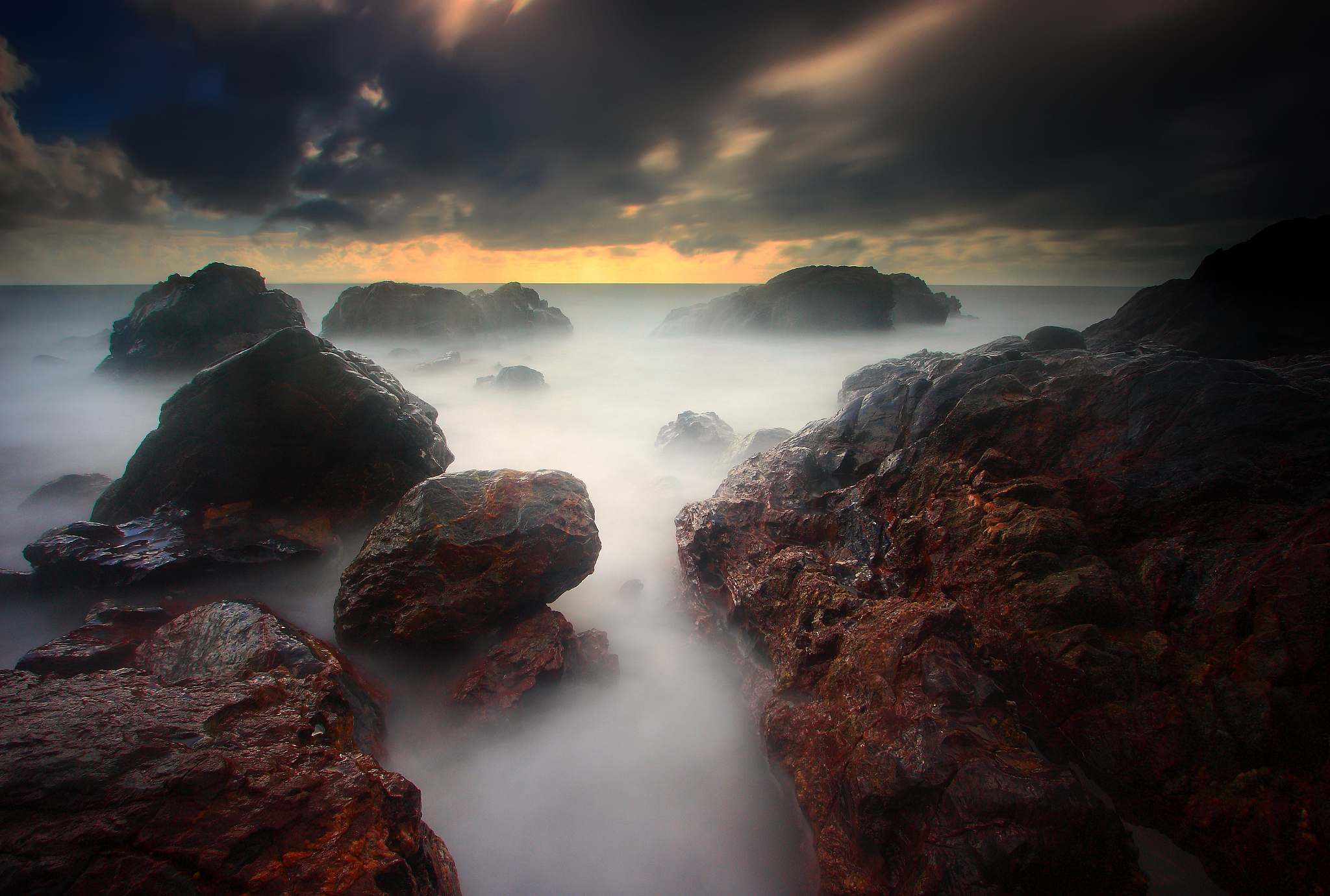 dreamy sunrise