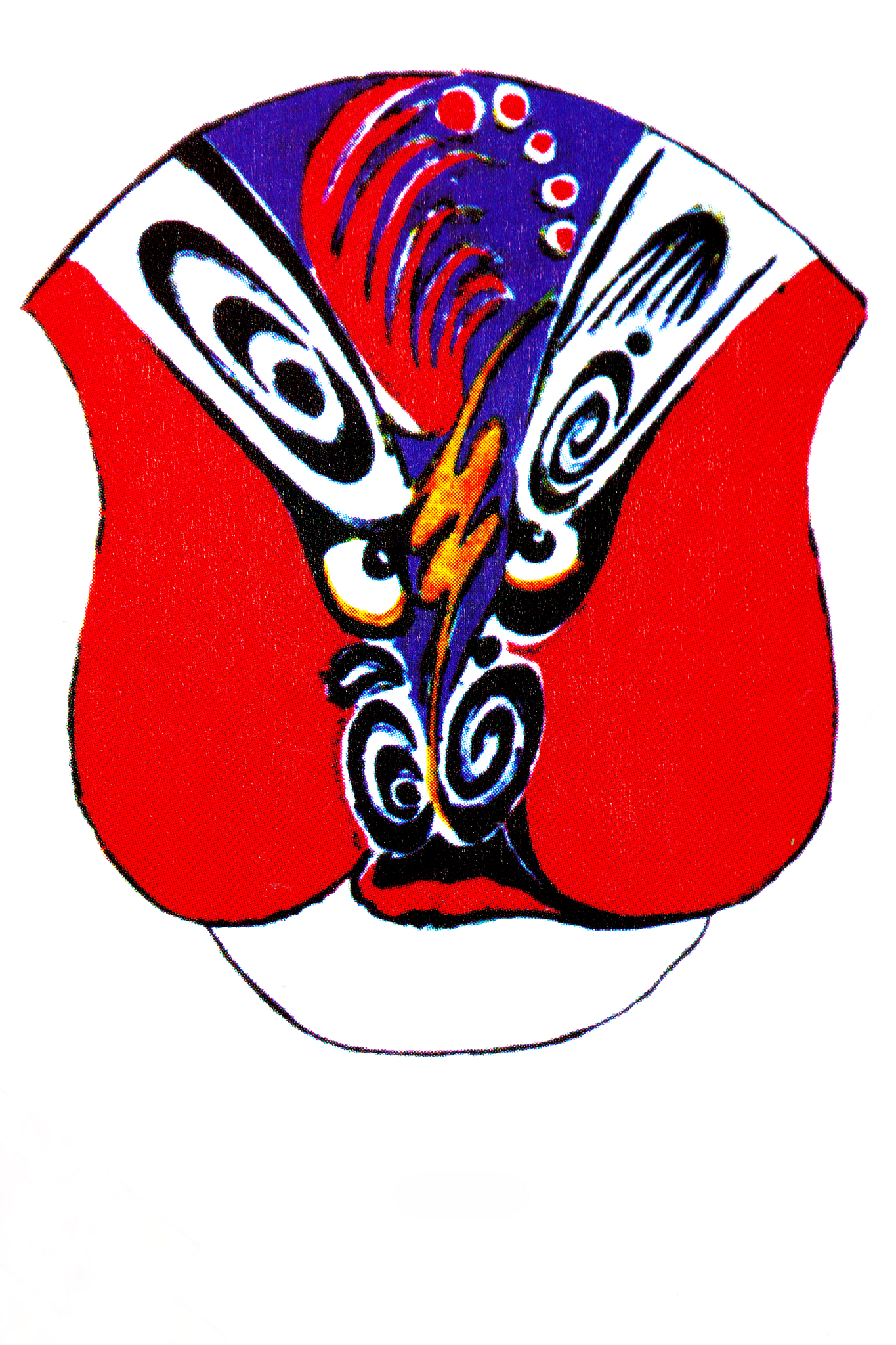 脸谱红色代表什么，