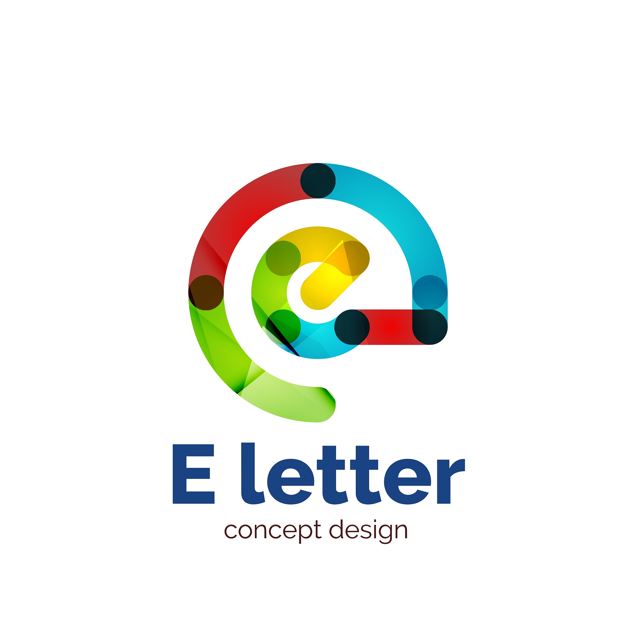 modern minimalistic letter concept logo