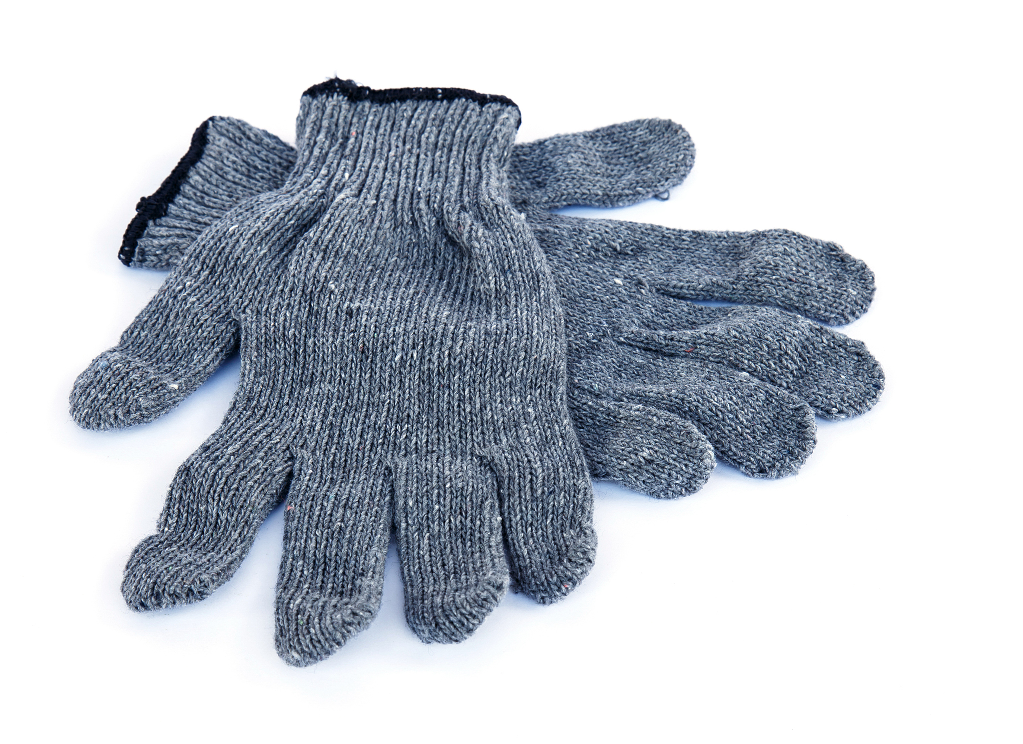 textile glove isolated on white background