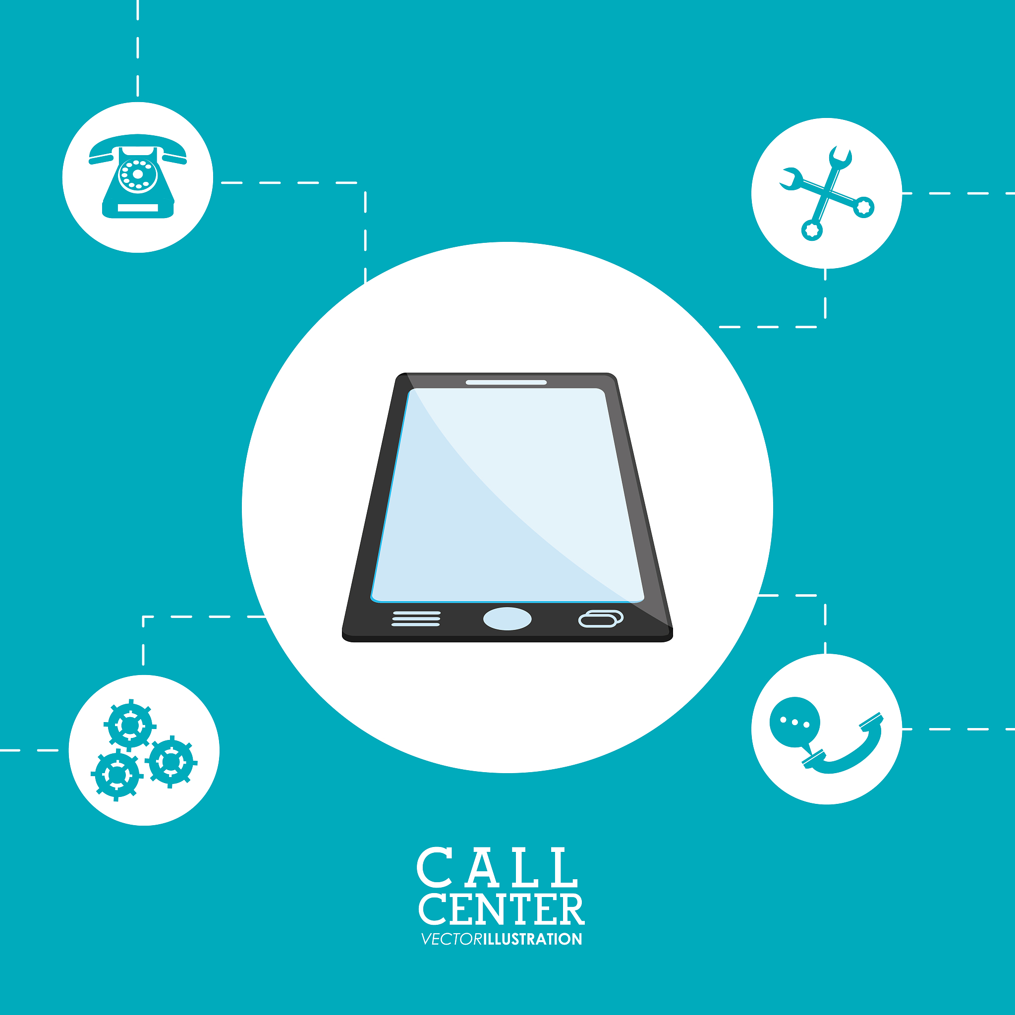 smartphone call center design