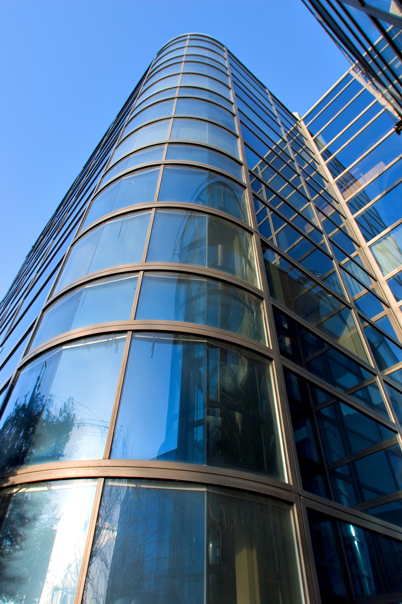blue glass offices
