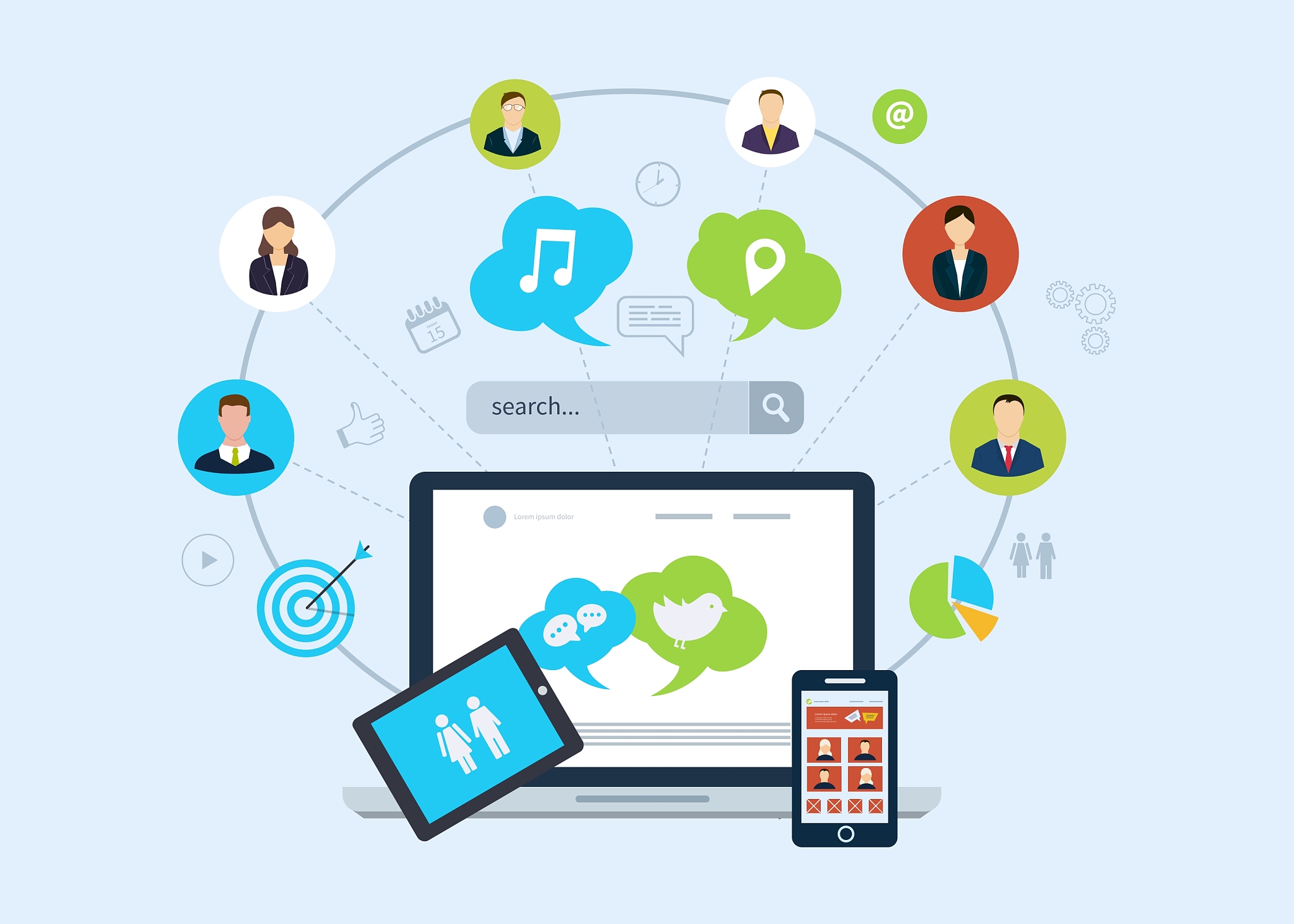social network icons