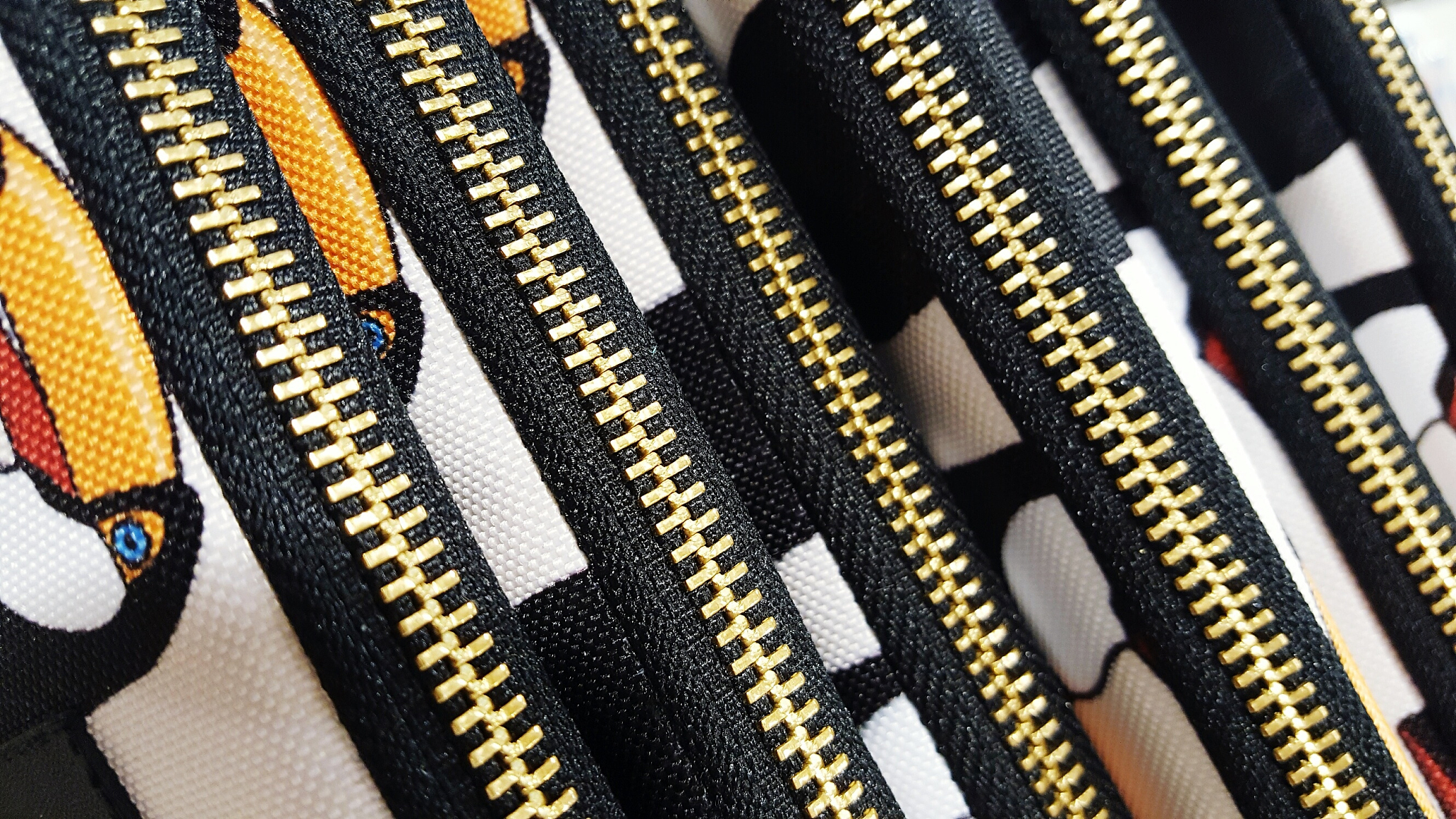 full frame shot of zipper