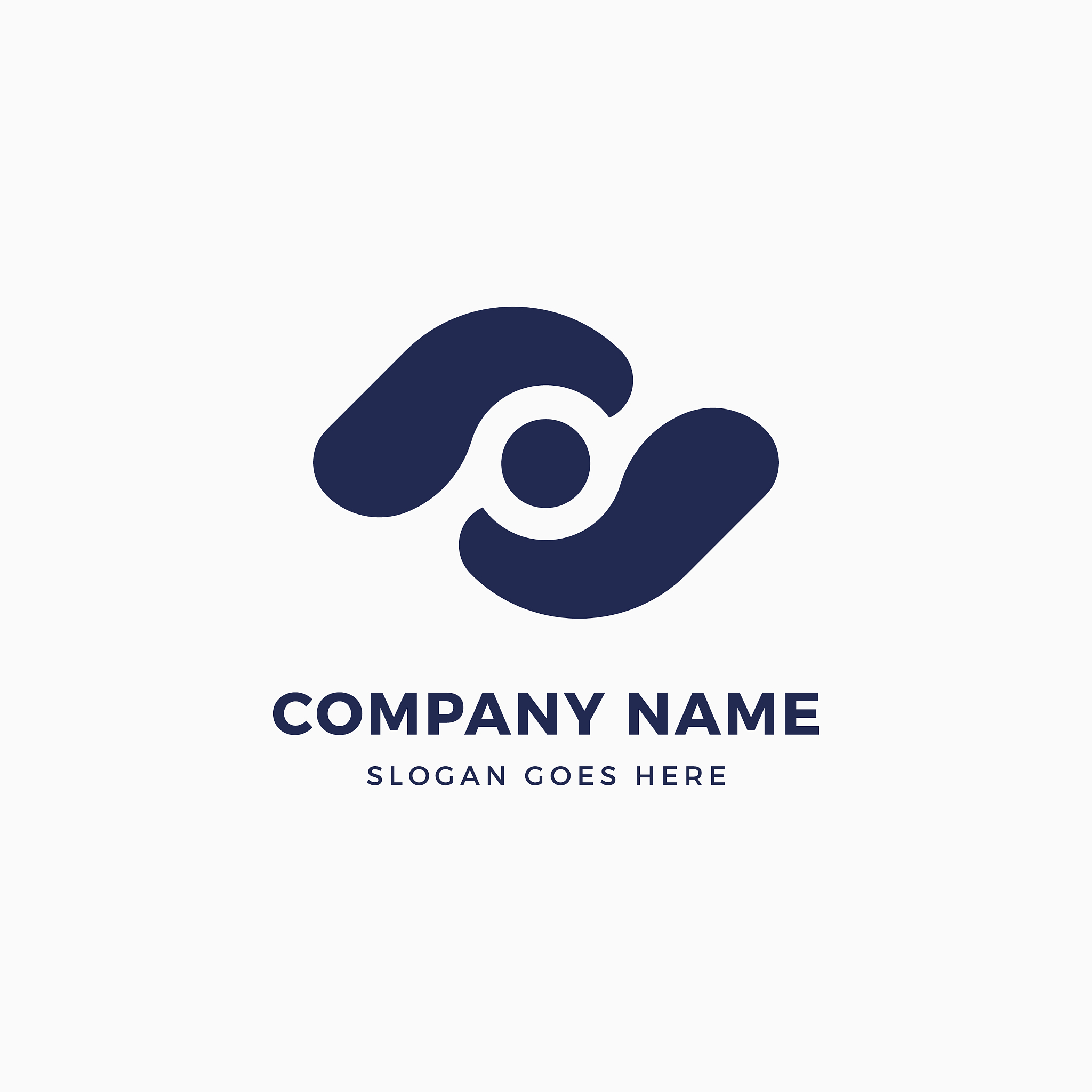 g letter eye logo design template