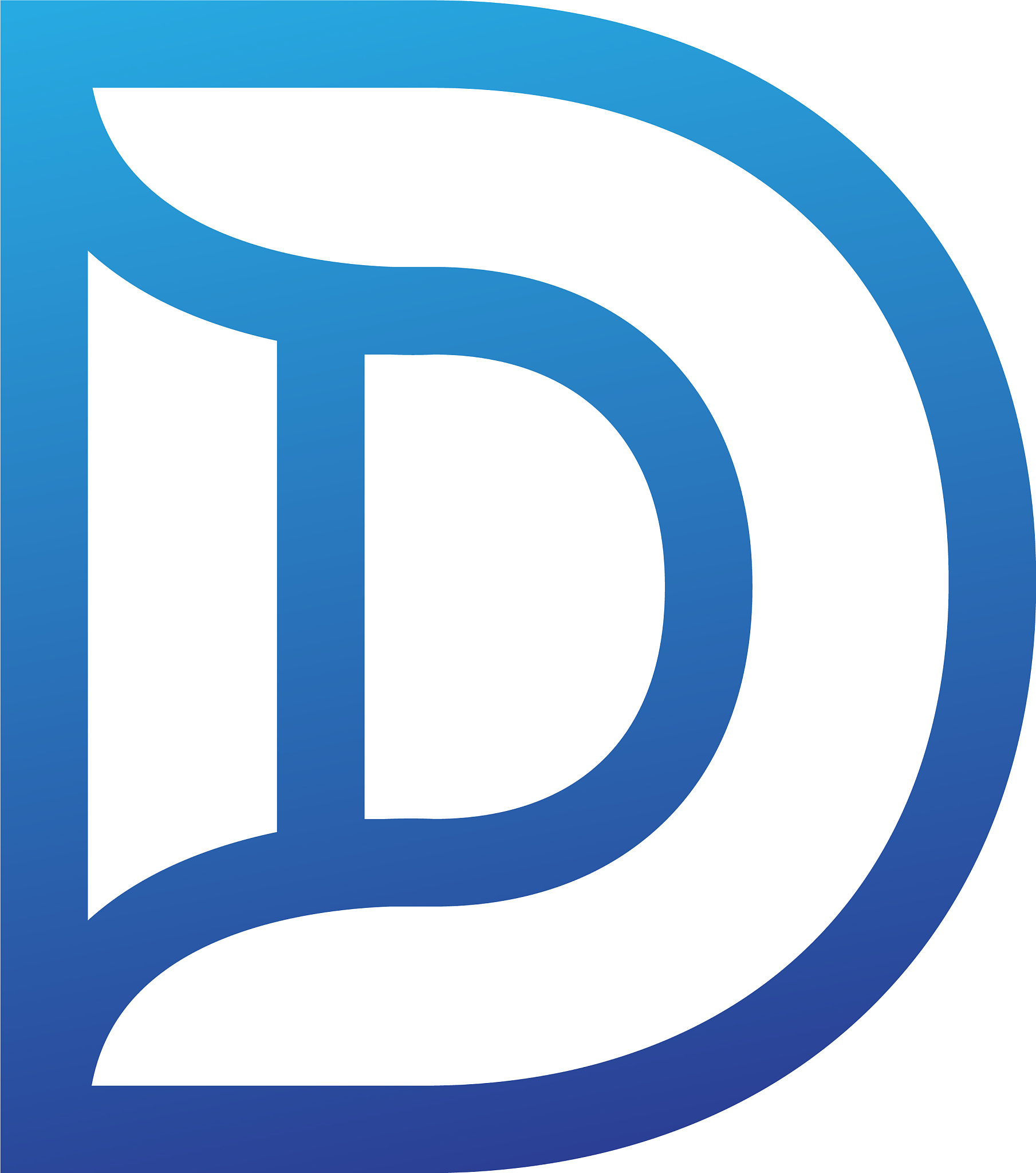 luxury logotype premium letter d logo with modern