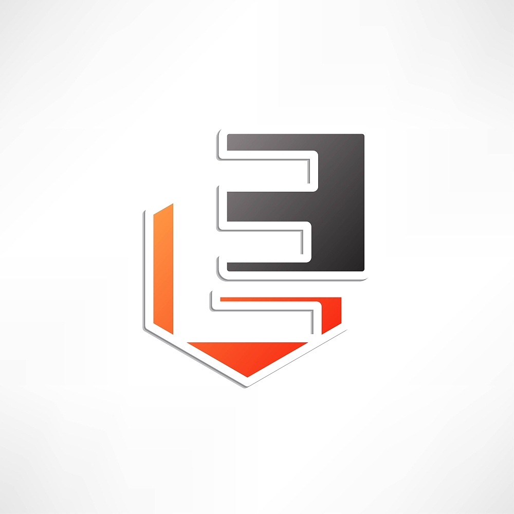 abstract icon based on the letter