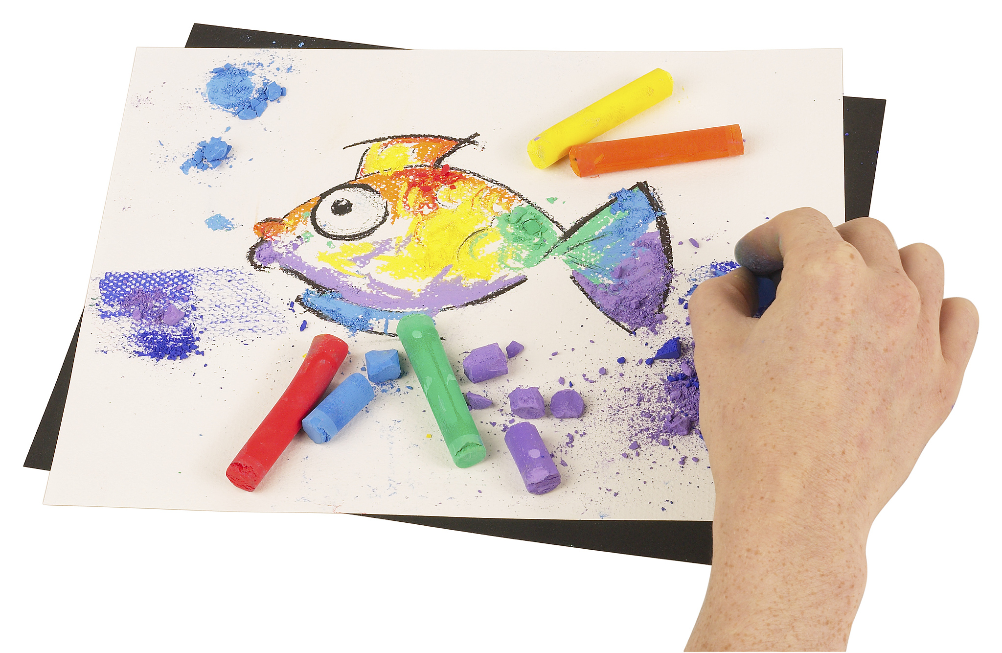 淘宝页面详情页幼儿美术盒子的设计图和文案