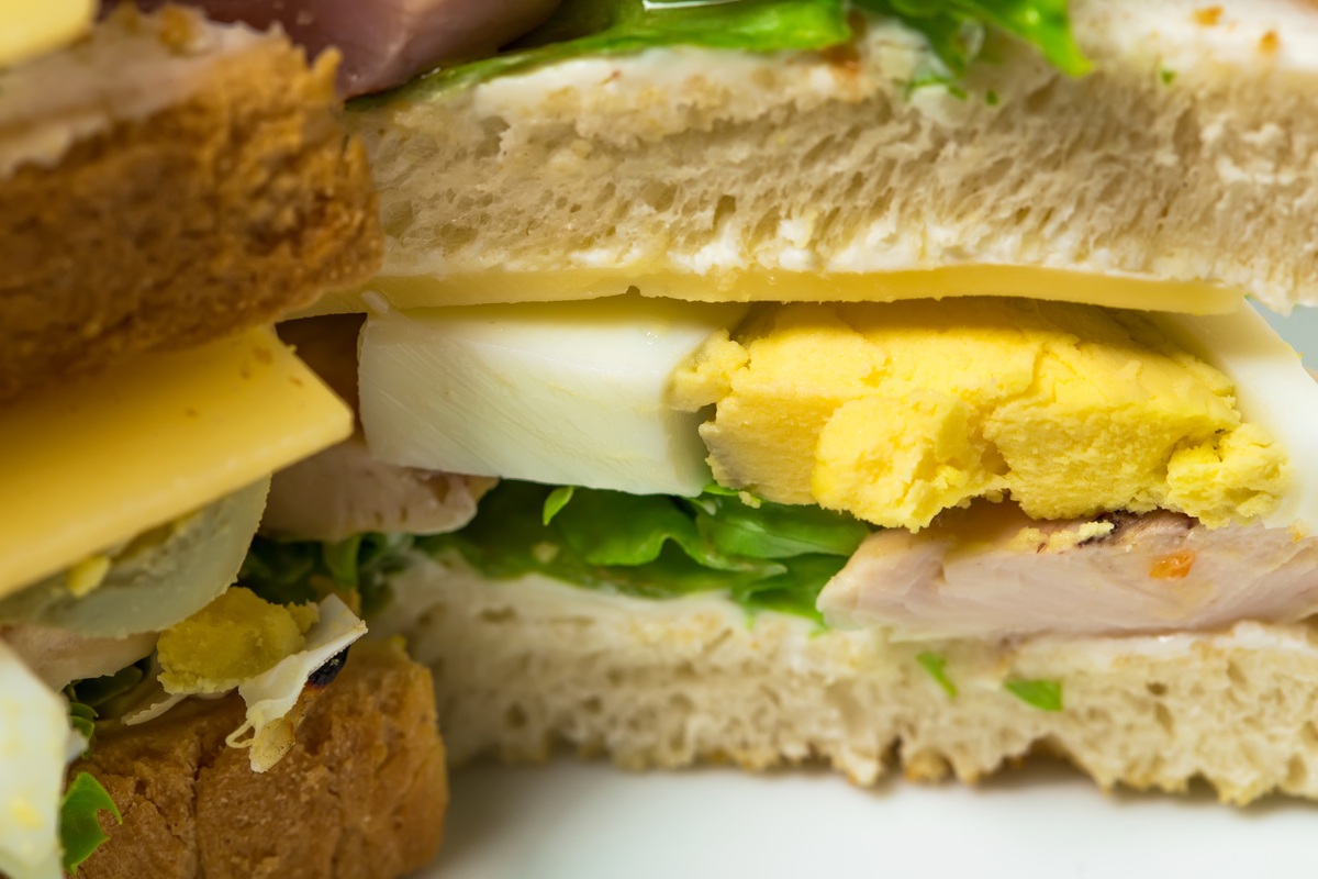 自制三明治早餐发朋友圈文案