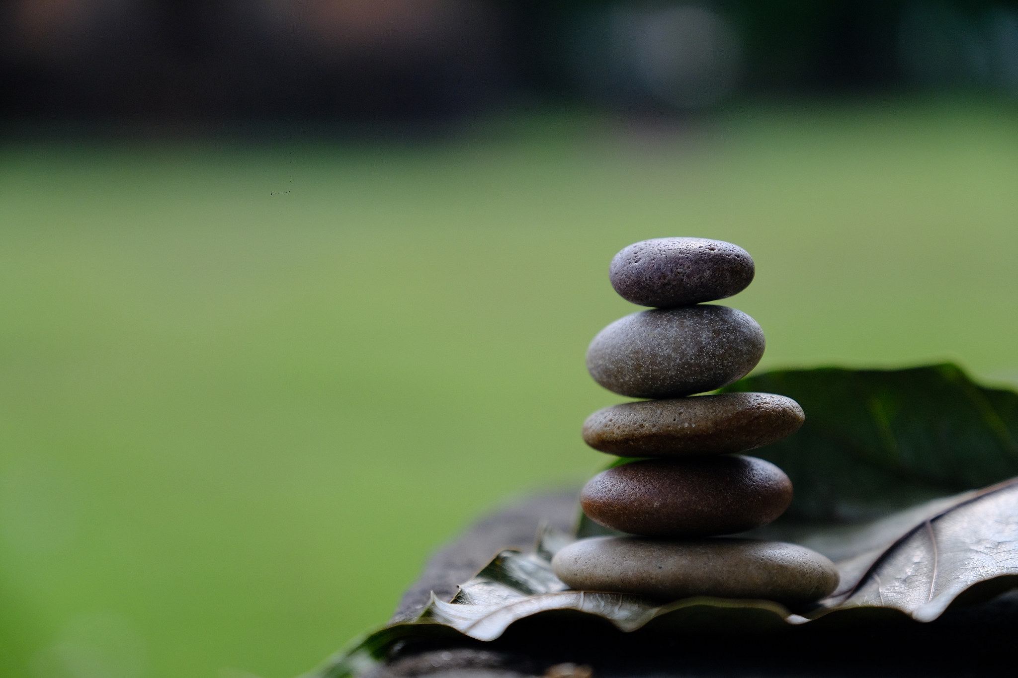 zen stone at the ancient cambodian ruins castle