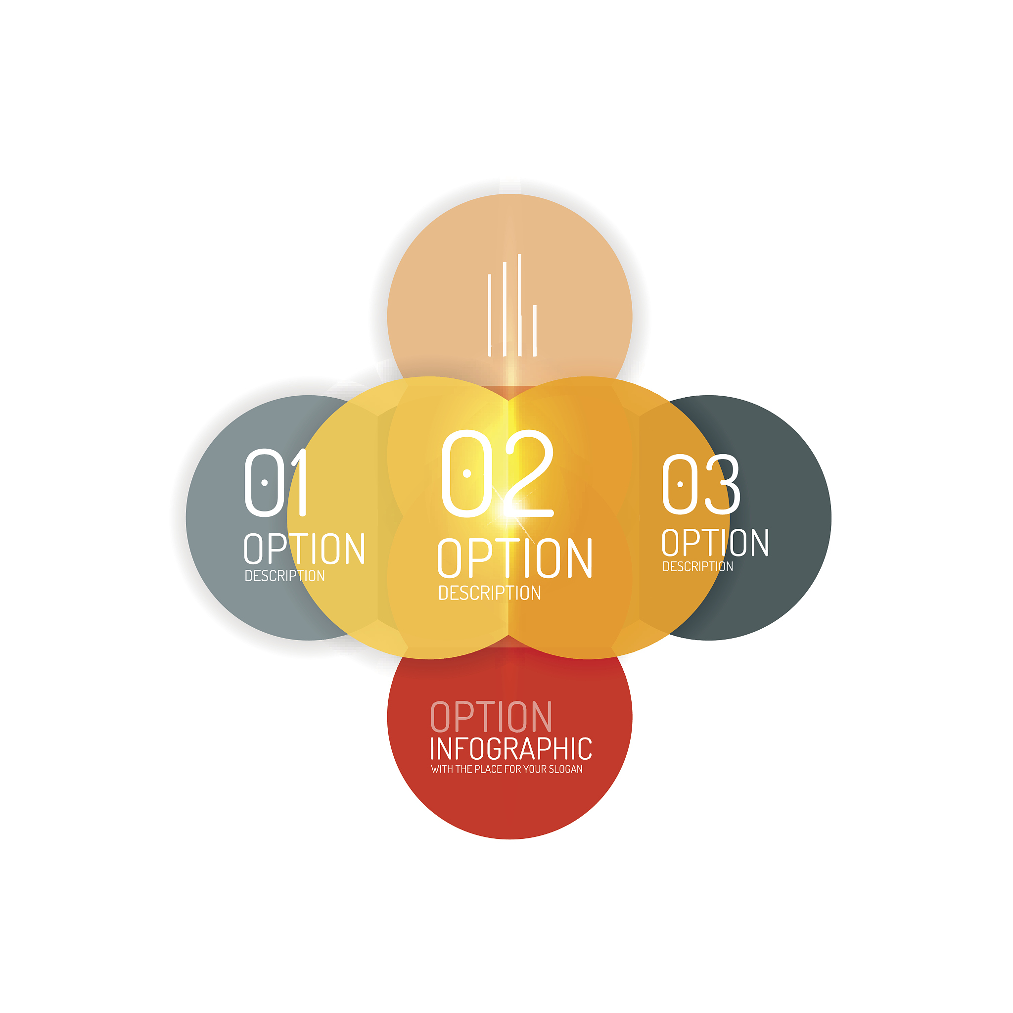 infographics geometric business template