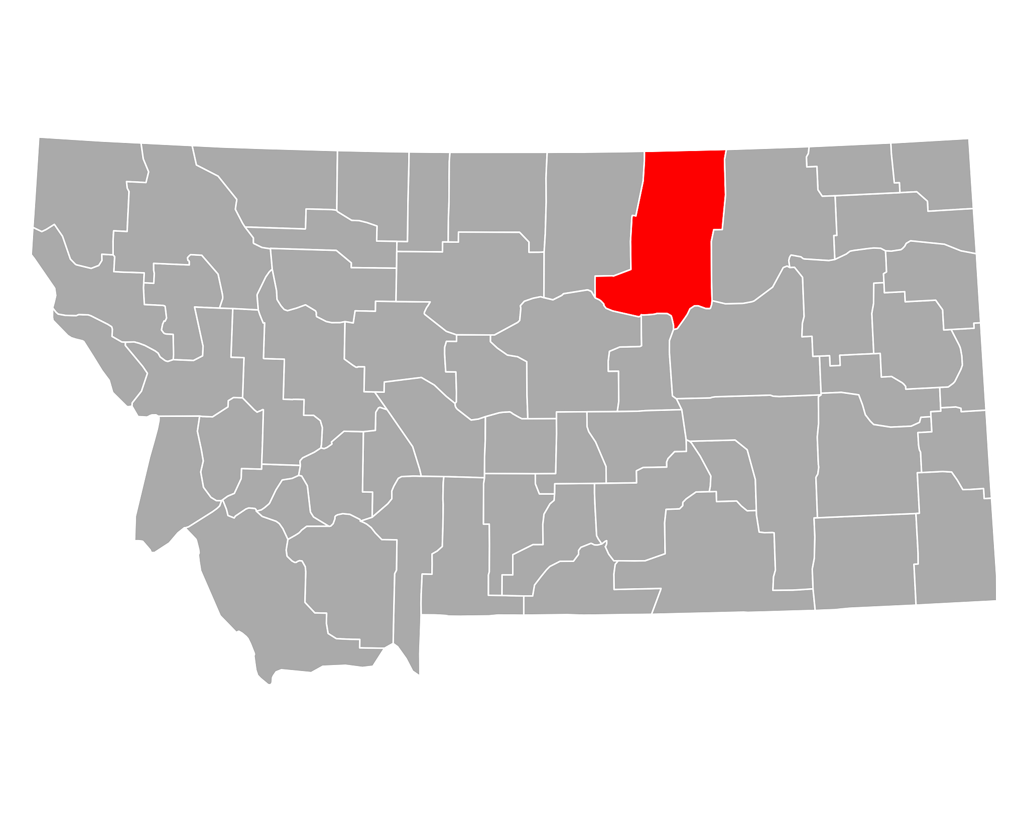 map of phillips in montana