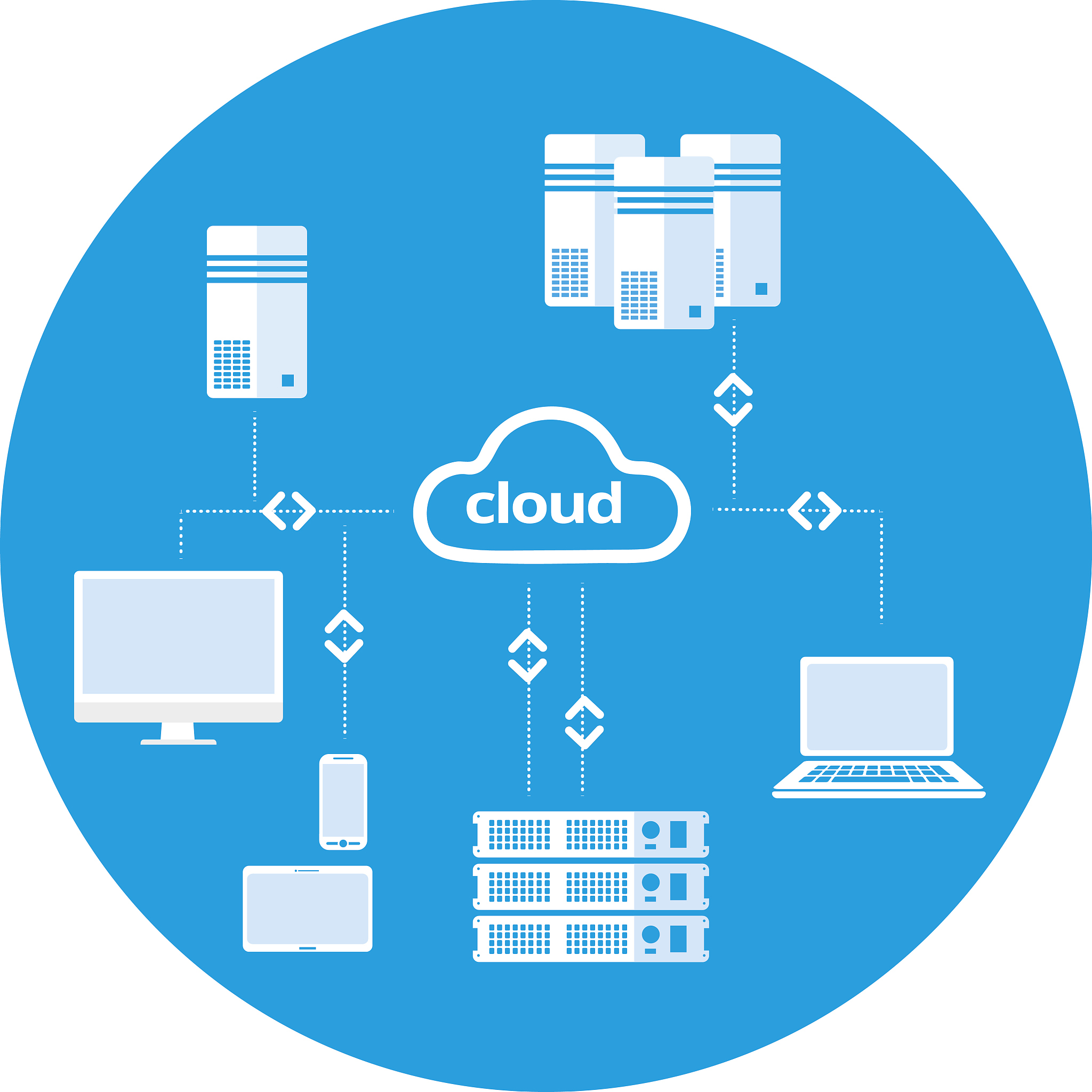 cloud computing vector illustration