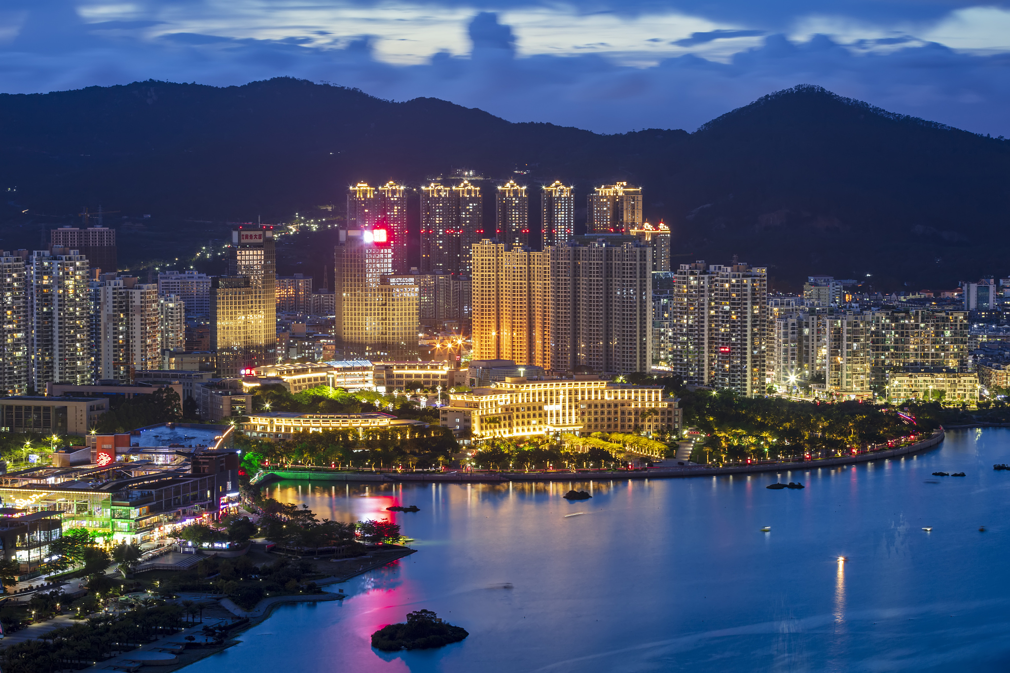 海沧夜色