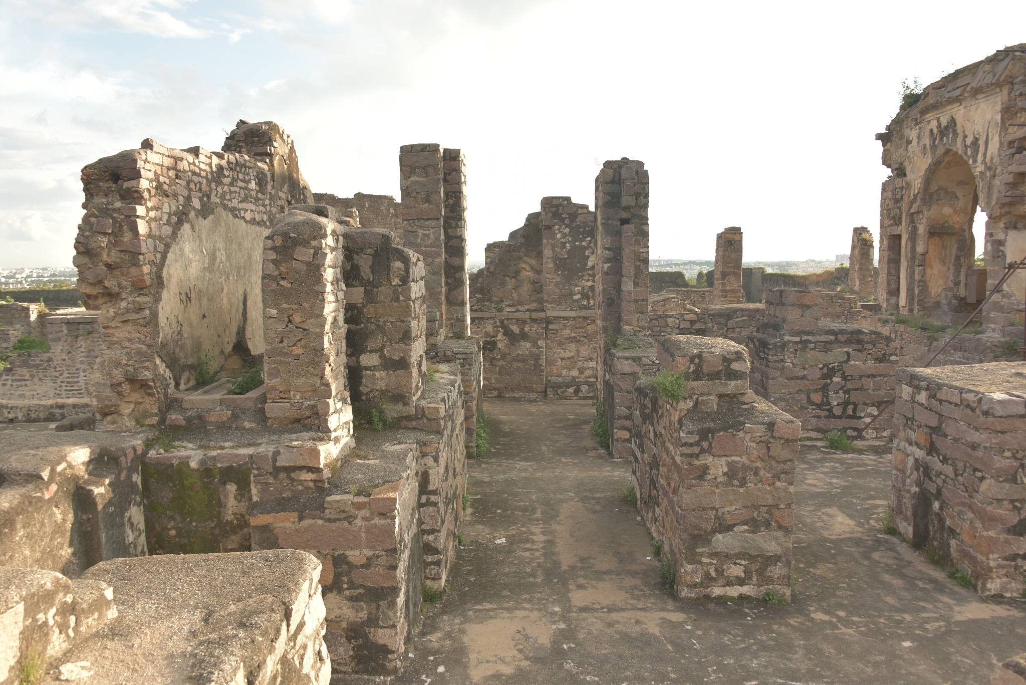 golconda fort, hyderabad, telangana, india
