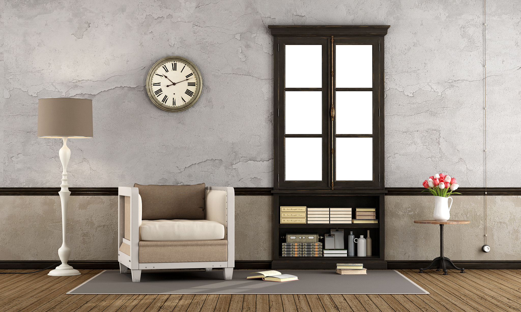 retro living room