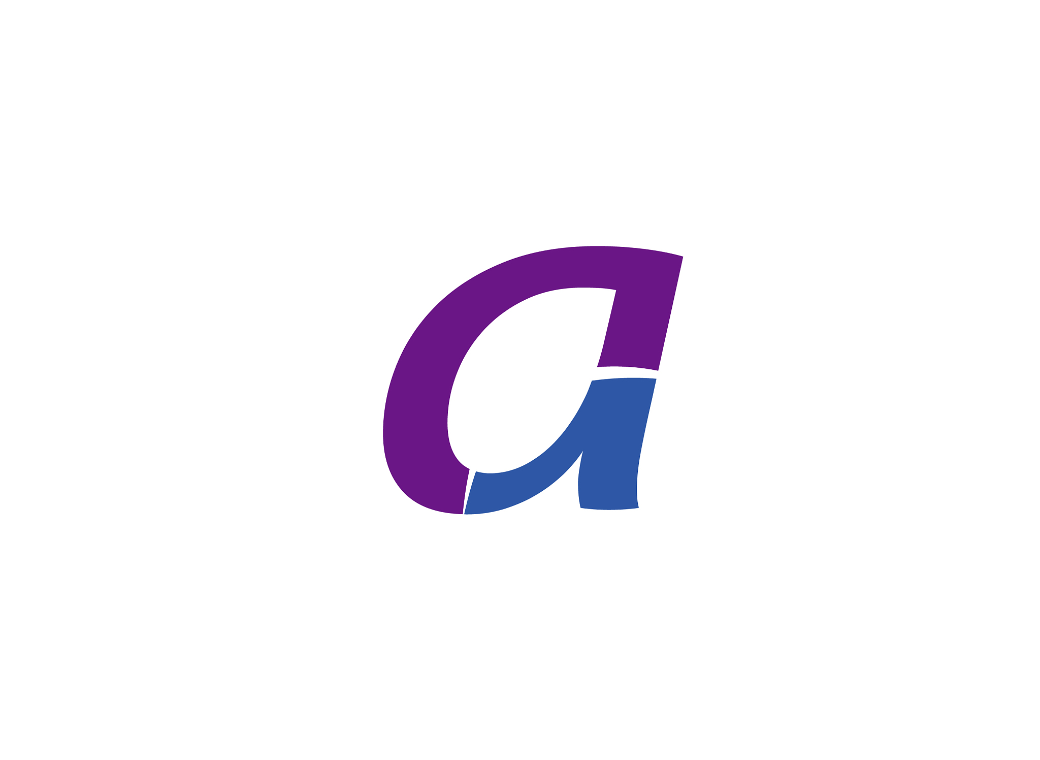 letter a logo icon design template elements