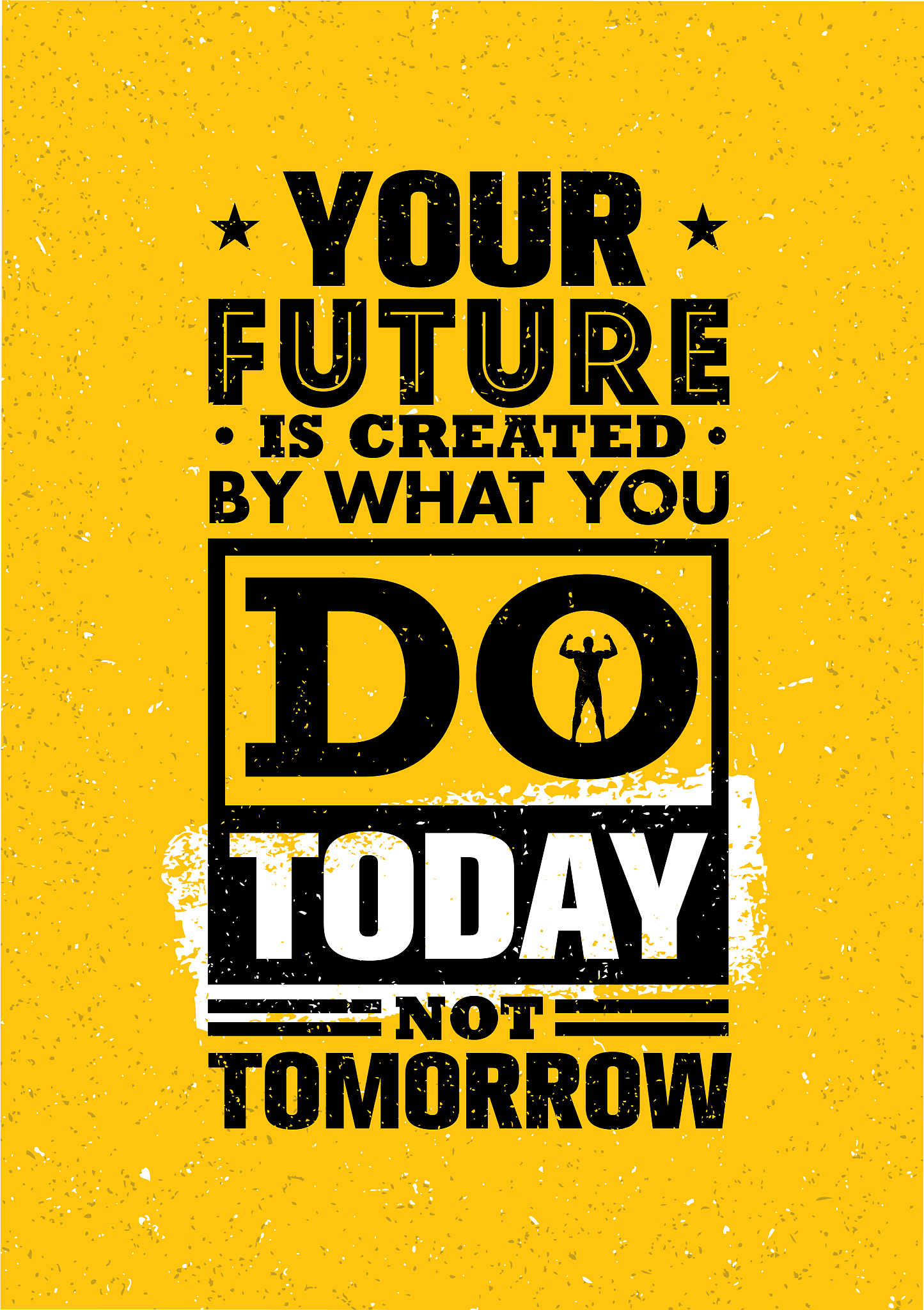 your future is created by what you do today not