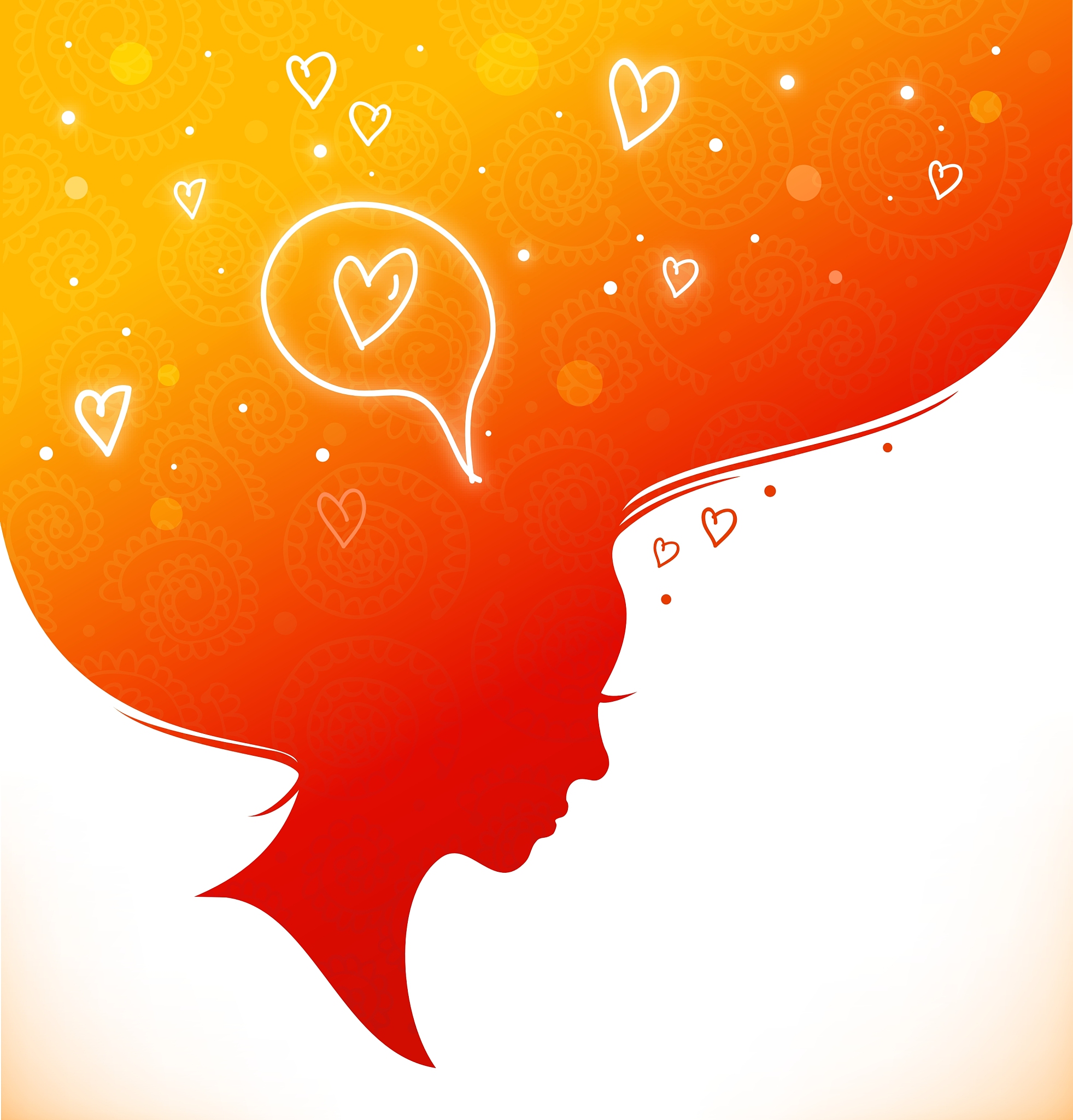 isolated woman design