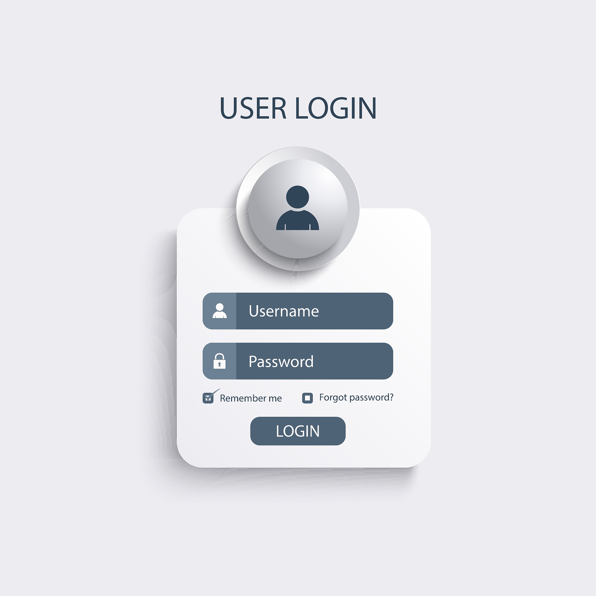 login web screen template