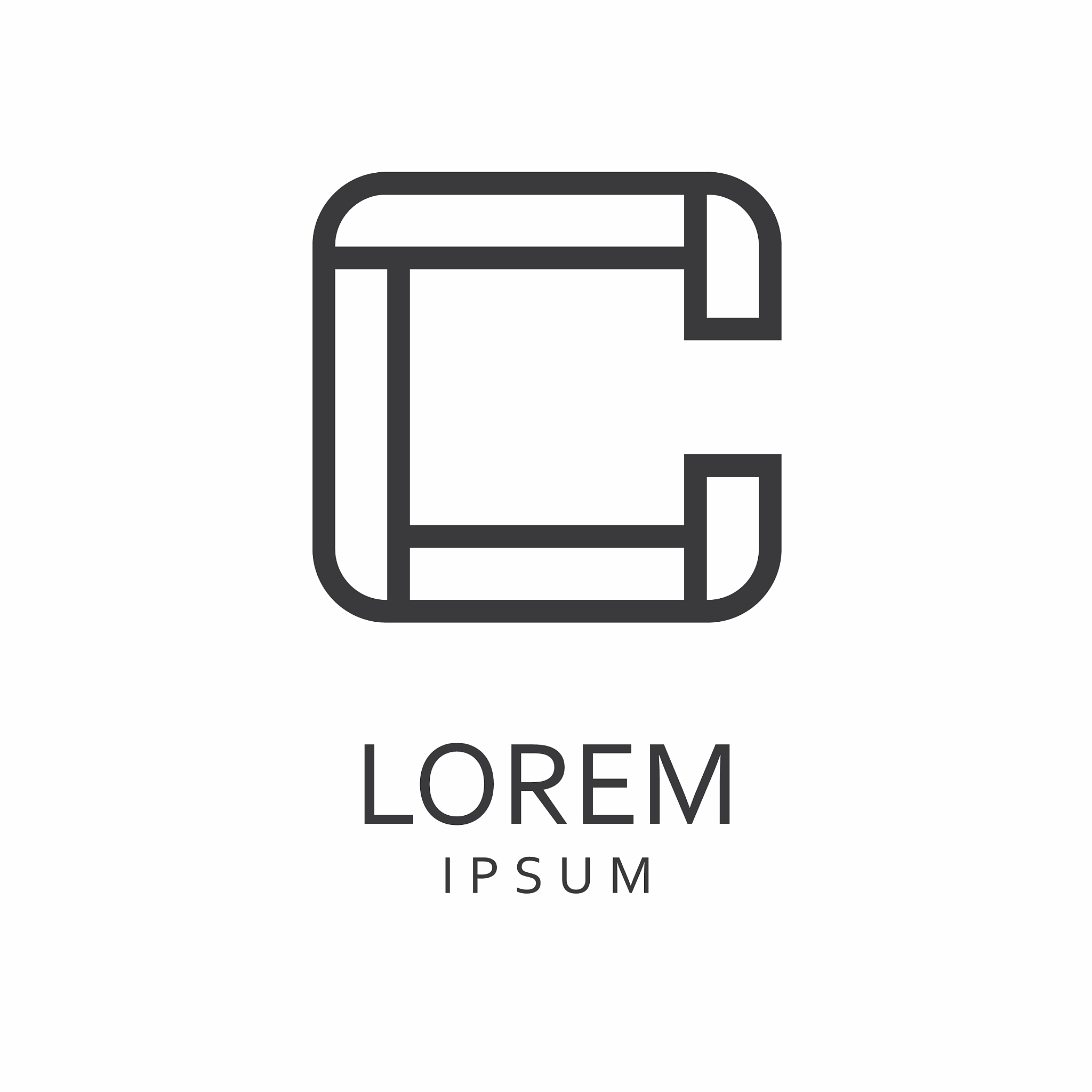 c letter logo icon
