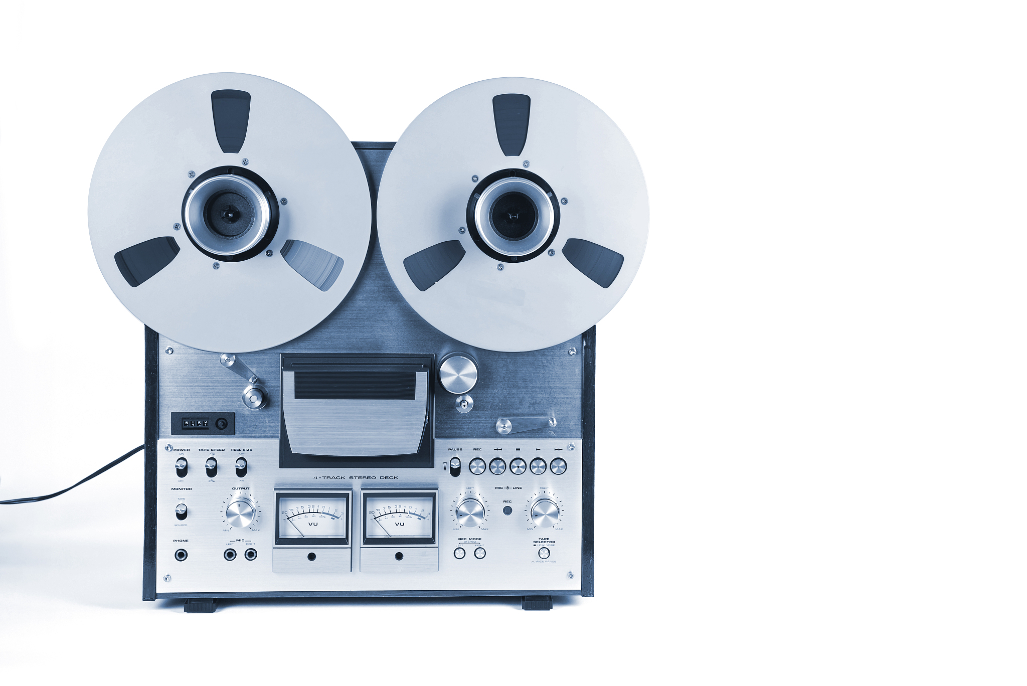 analog stereo open reel tape deck recorder player