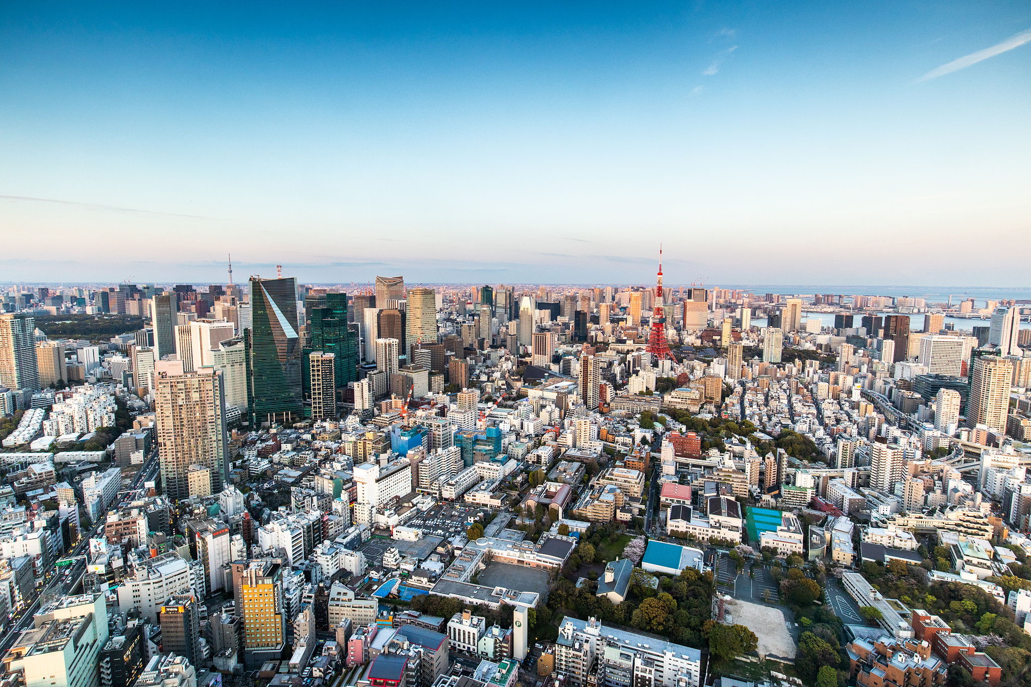 tokyo, japan skyline