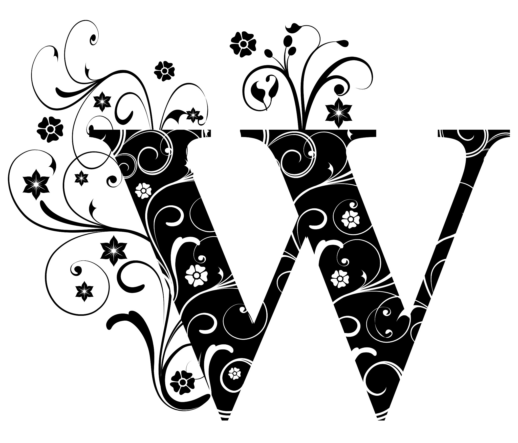 letter capital w