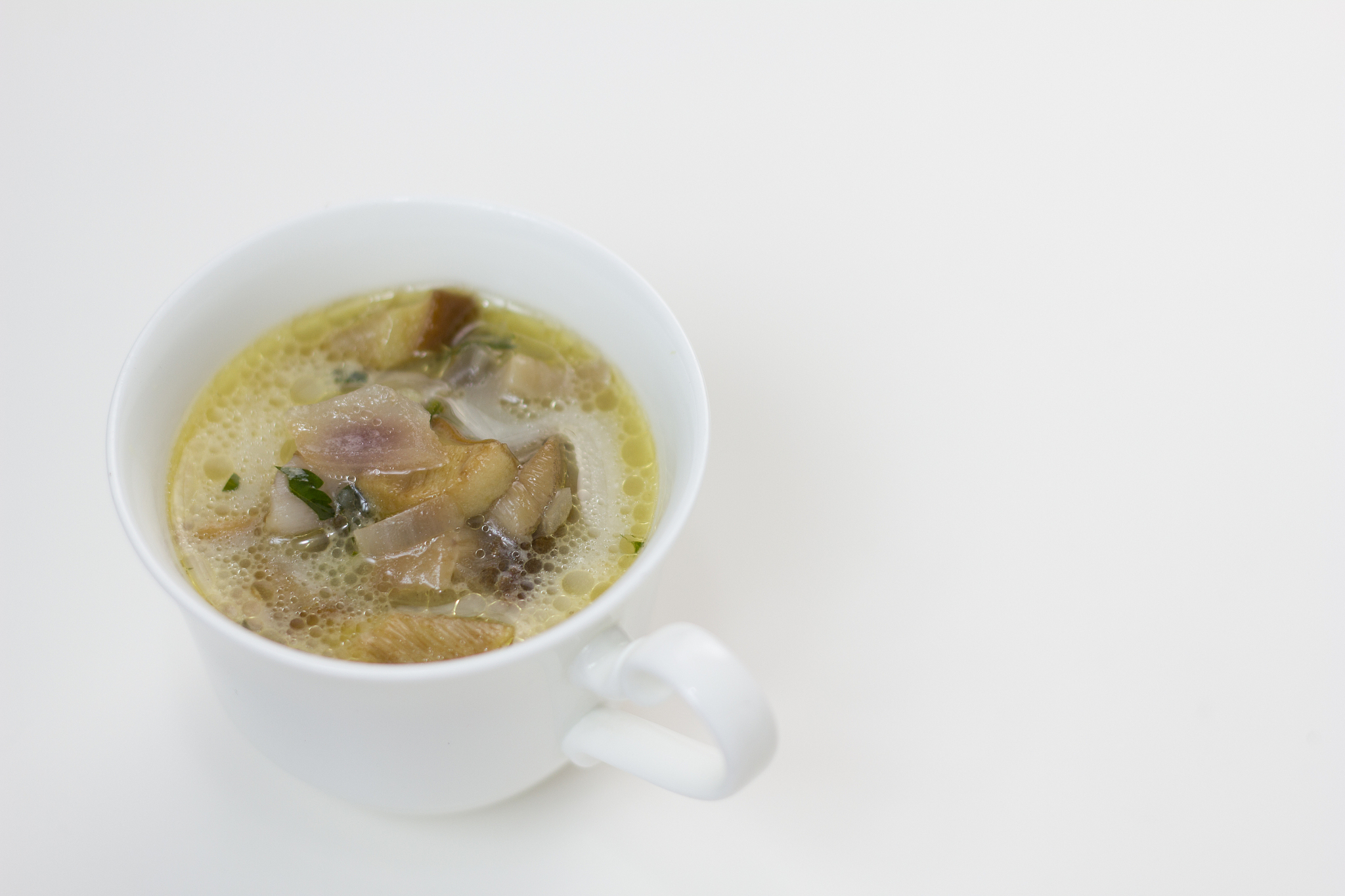wild mushroom soup.