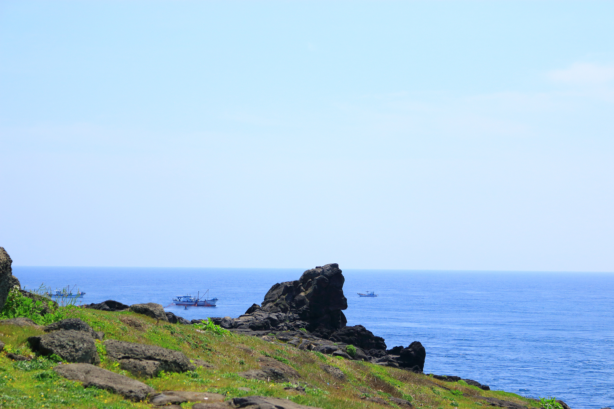 marado, island, sea cliffs,