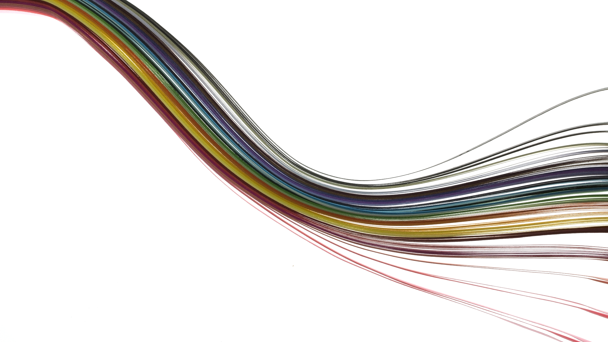 colored paper line