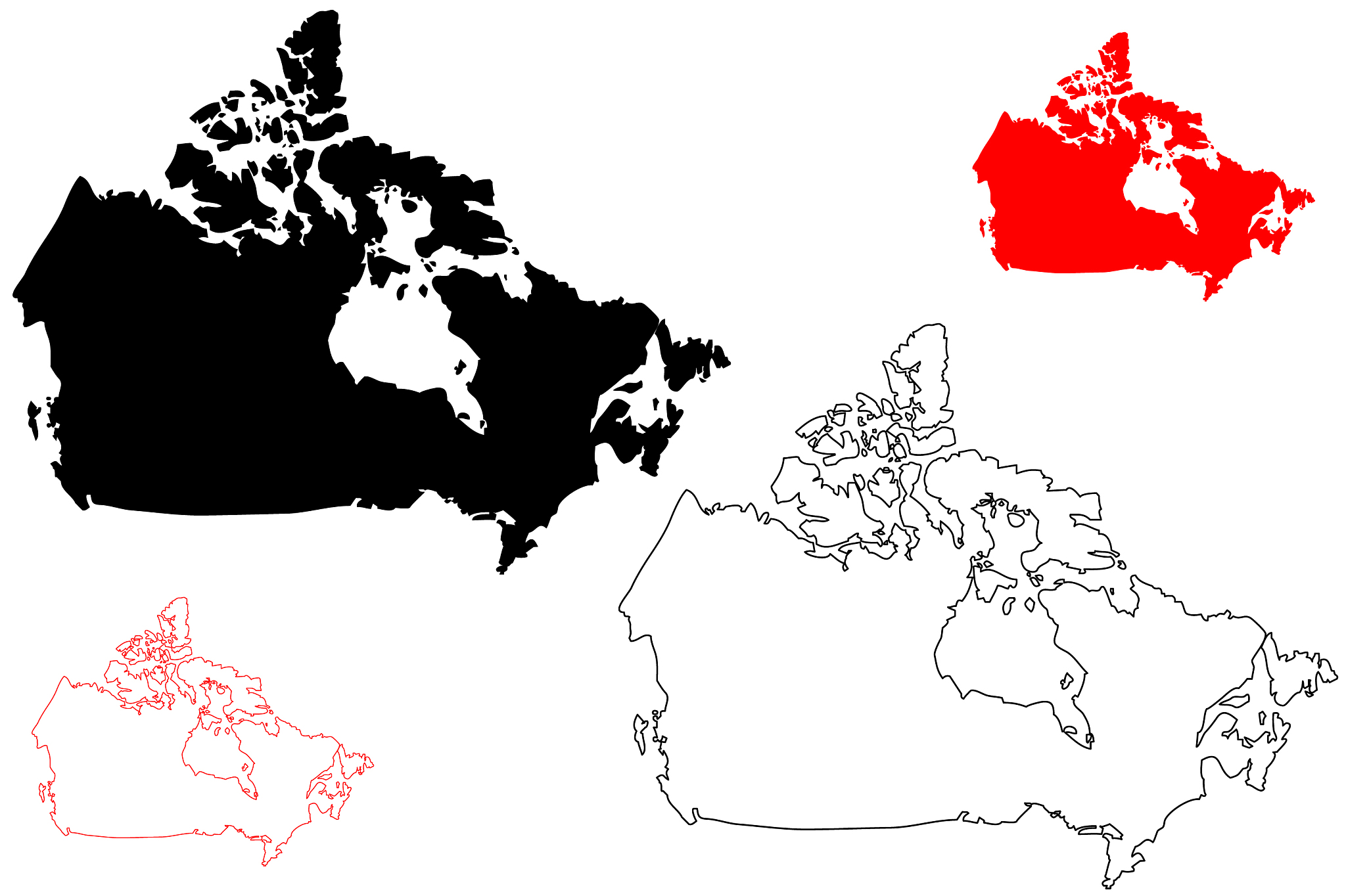 canada map
