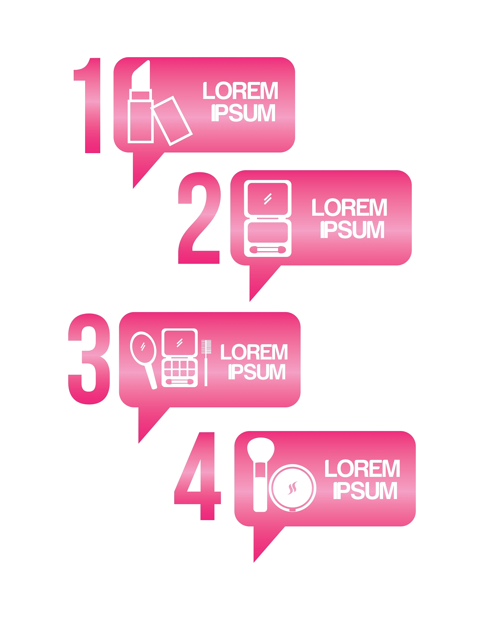 make up infographics