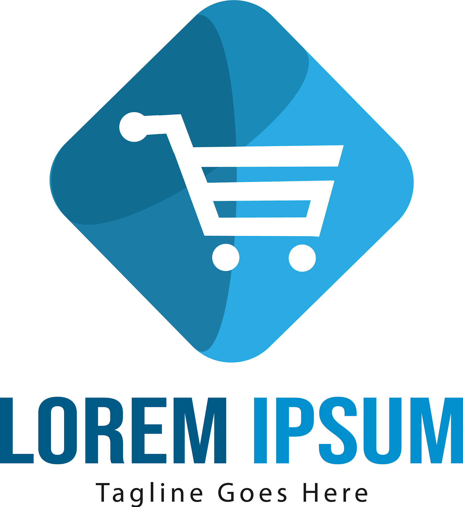 shopping logo template design shopping logo with
