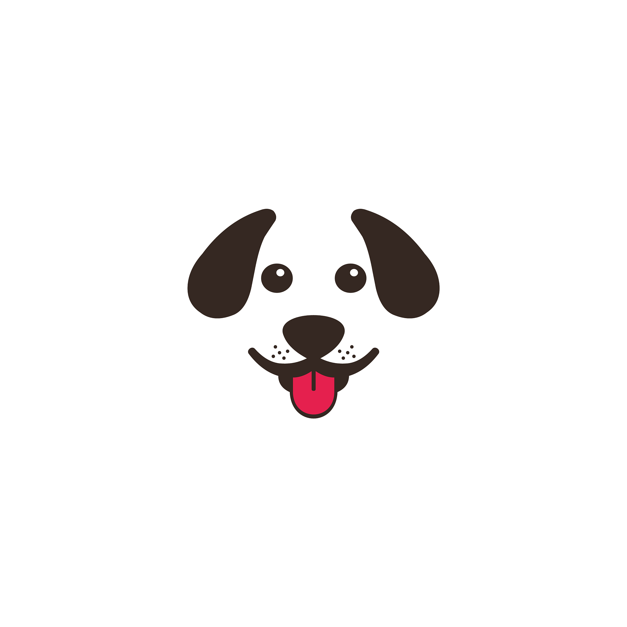 <strong>狗</strong>,品牌名称,可爱的,商务,纯种犬,模板,哺乳纲,现代,动物,犬科的