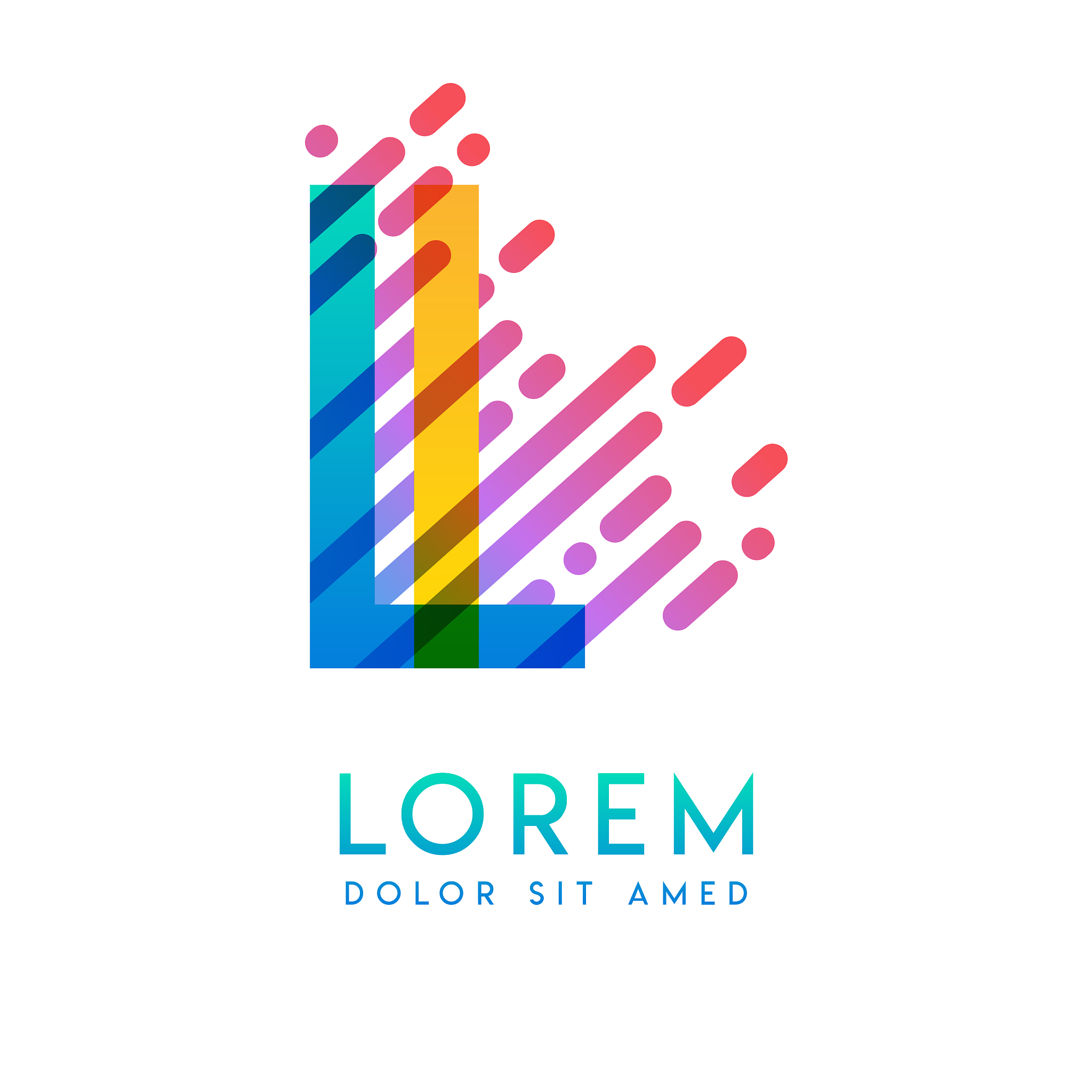 il logo with theme galaxy speed and style