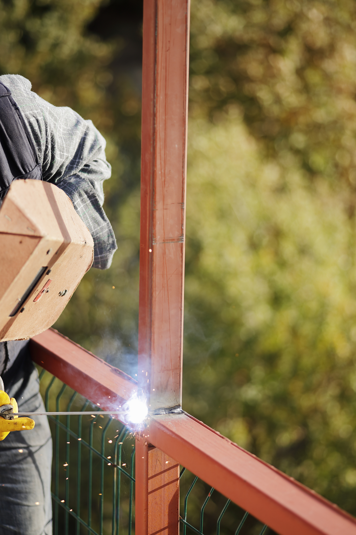 welding iron structure