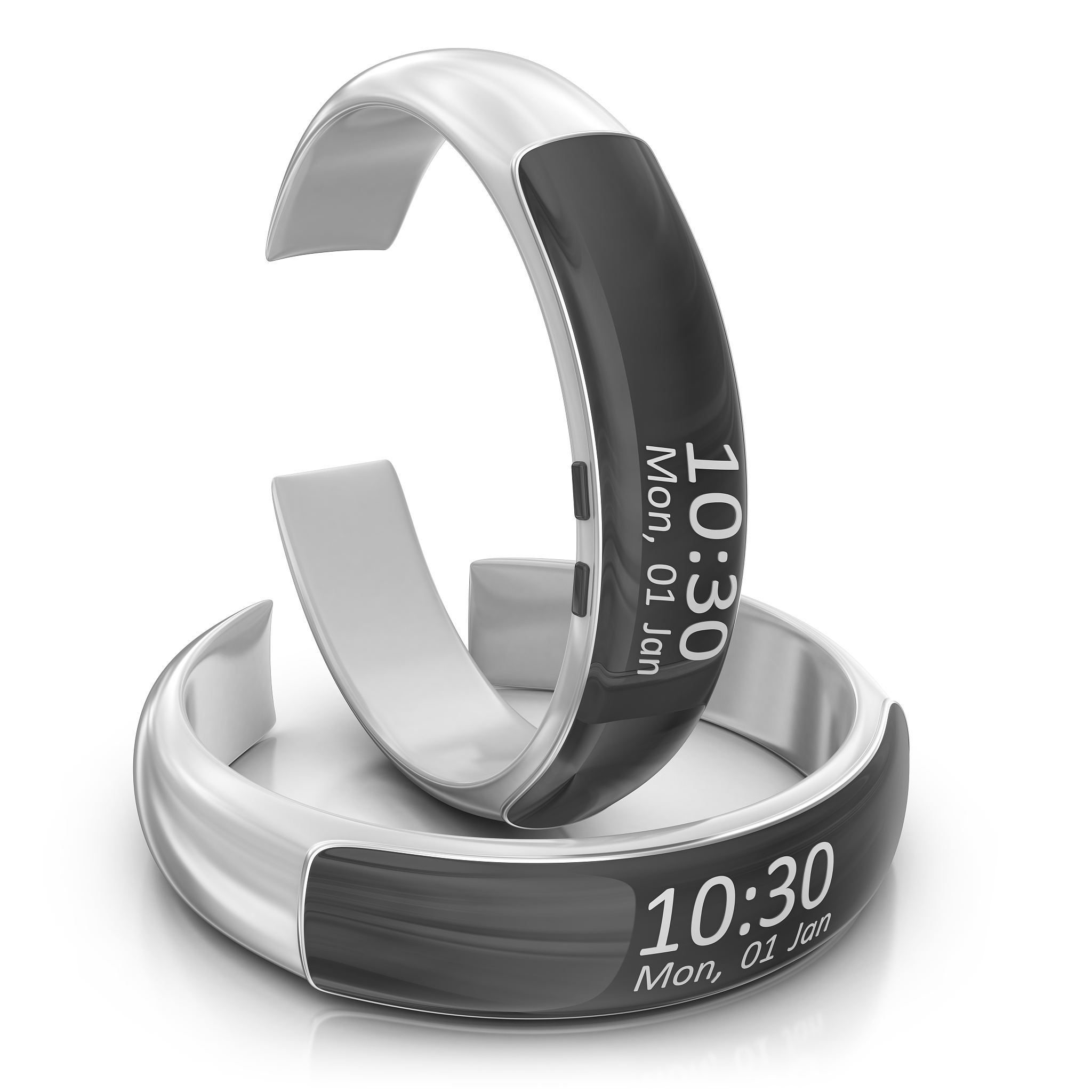 用美式英语写3条关于Fitbit Inspire 2 硅胶表带大号 绿色 绿色的好评以及其好评标题。结果格式为输出格式为：标题+：+好评内容。