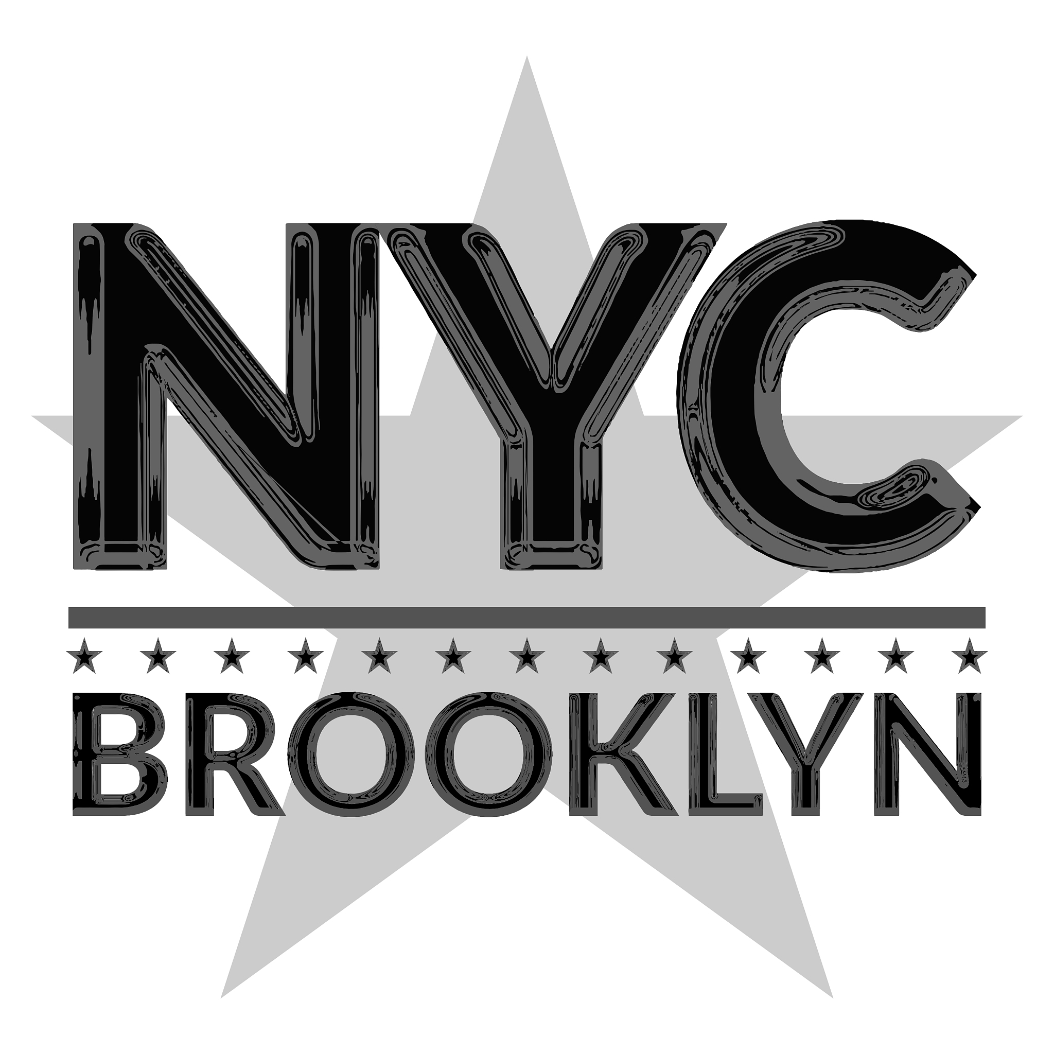 t shirt typography graphic new york city brooklyn