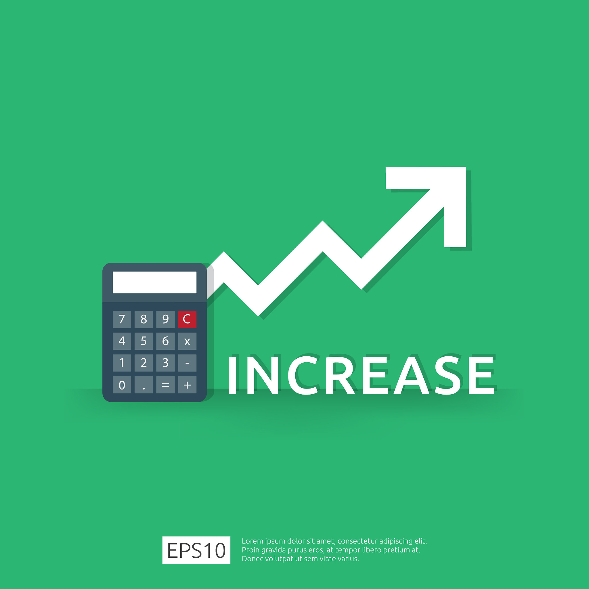 finance performance of return on investment roi concept with arr