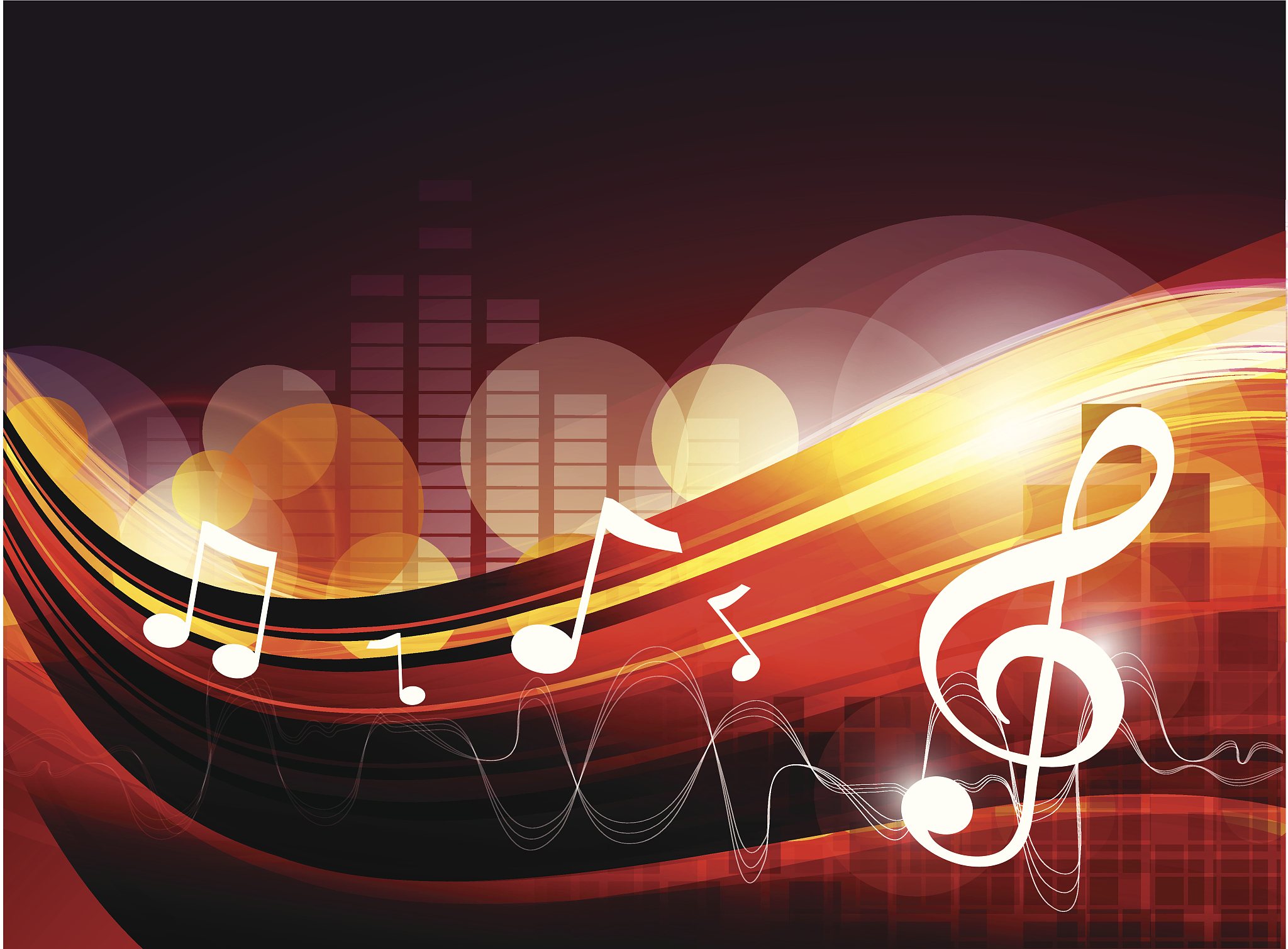 abstract colorful music background