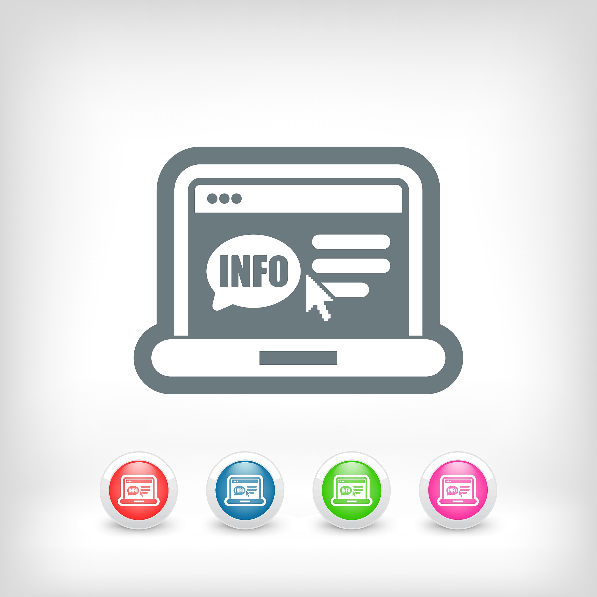 website info icon
